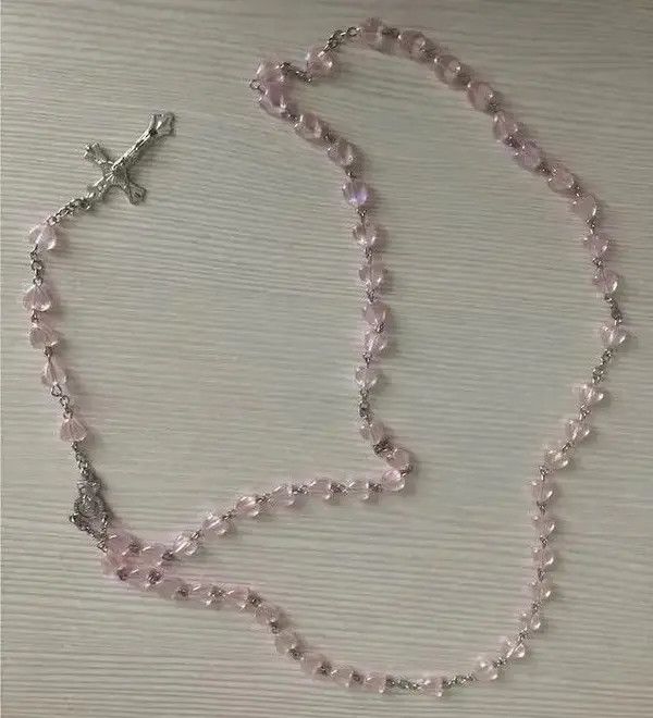 Jewelry Saint Benedict Rosary Necklace Chain Catholic Church Jesus Size ONE SIZE - 3 Thumbnail