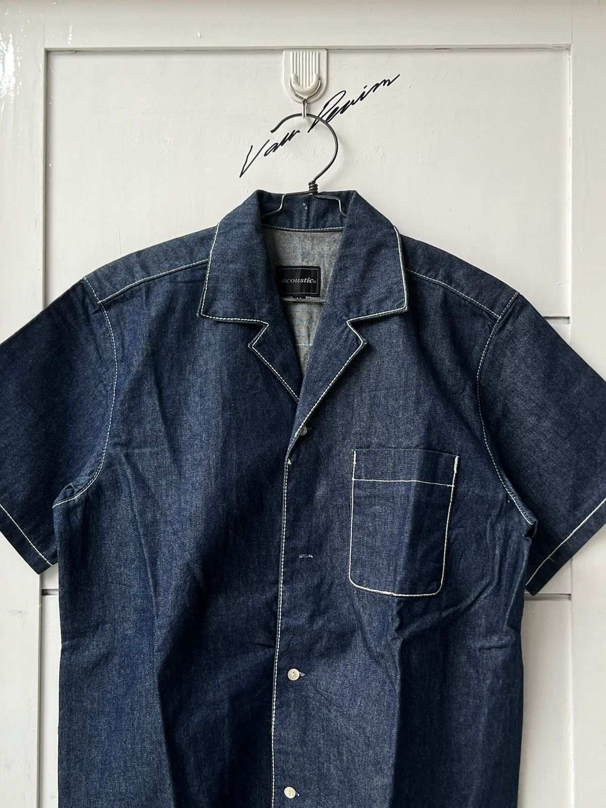 Japanese Brand ACOUSTIC Denim Shirt Size US M / EU 48-50 / 2 - 10 Thumbnail