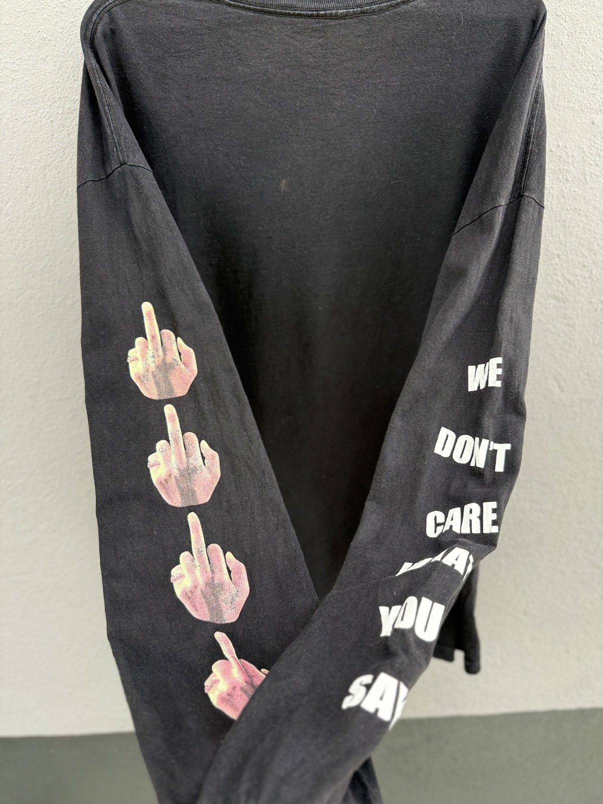Band Tees Rare Y2K Projects We Dont Care What You Say Babylan Fuck You Size US XL / EU 56 / 4 - 9 Thumbnail
