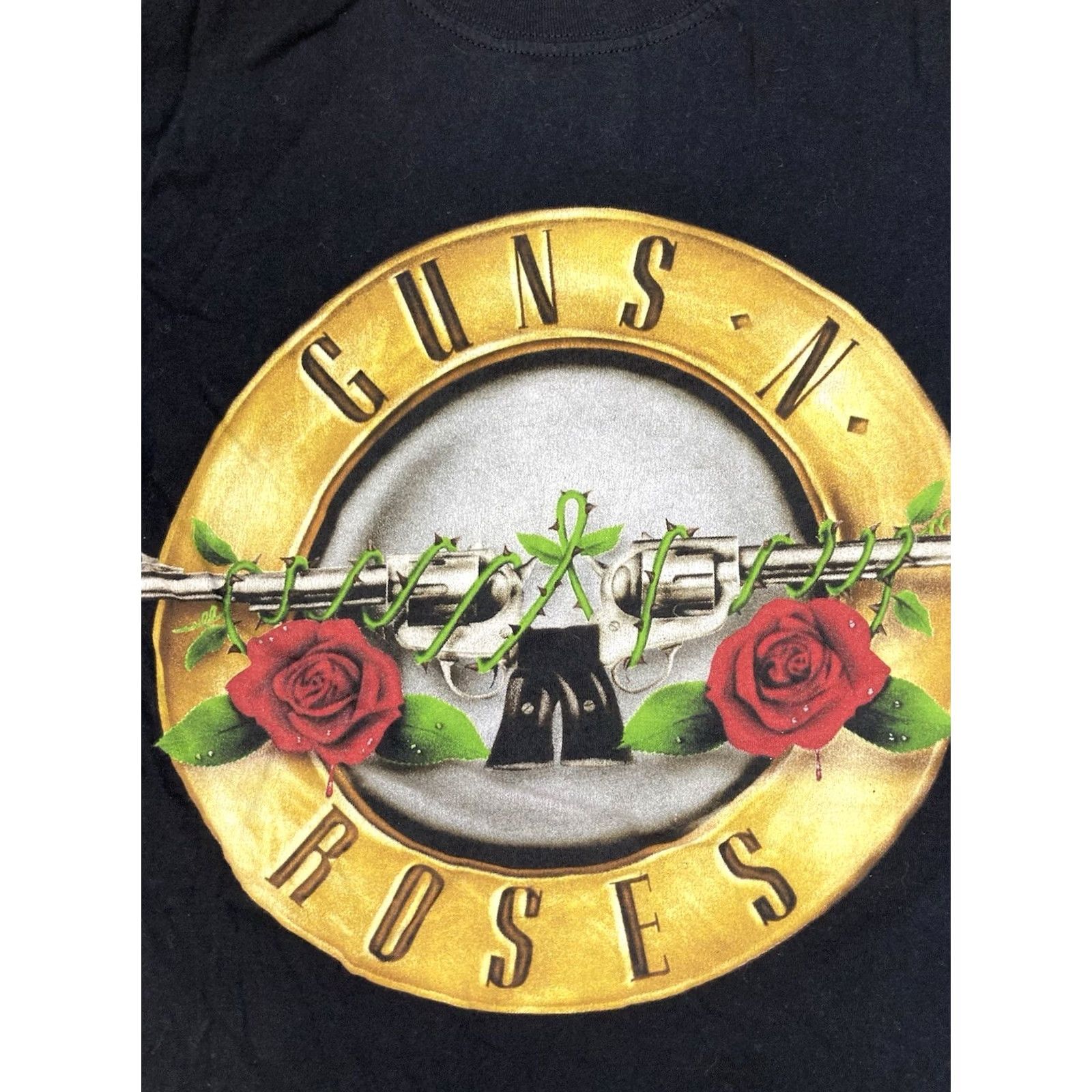 Vintage Guns N' Roses T-Shirt Men Small Black Short Sleeve Graphic Print Crew Neck 100% Authentic Size US S / EU 44-46 / 1 - 2 Thumbnail