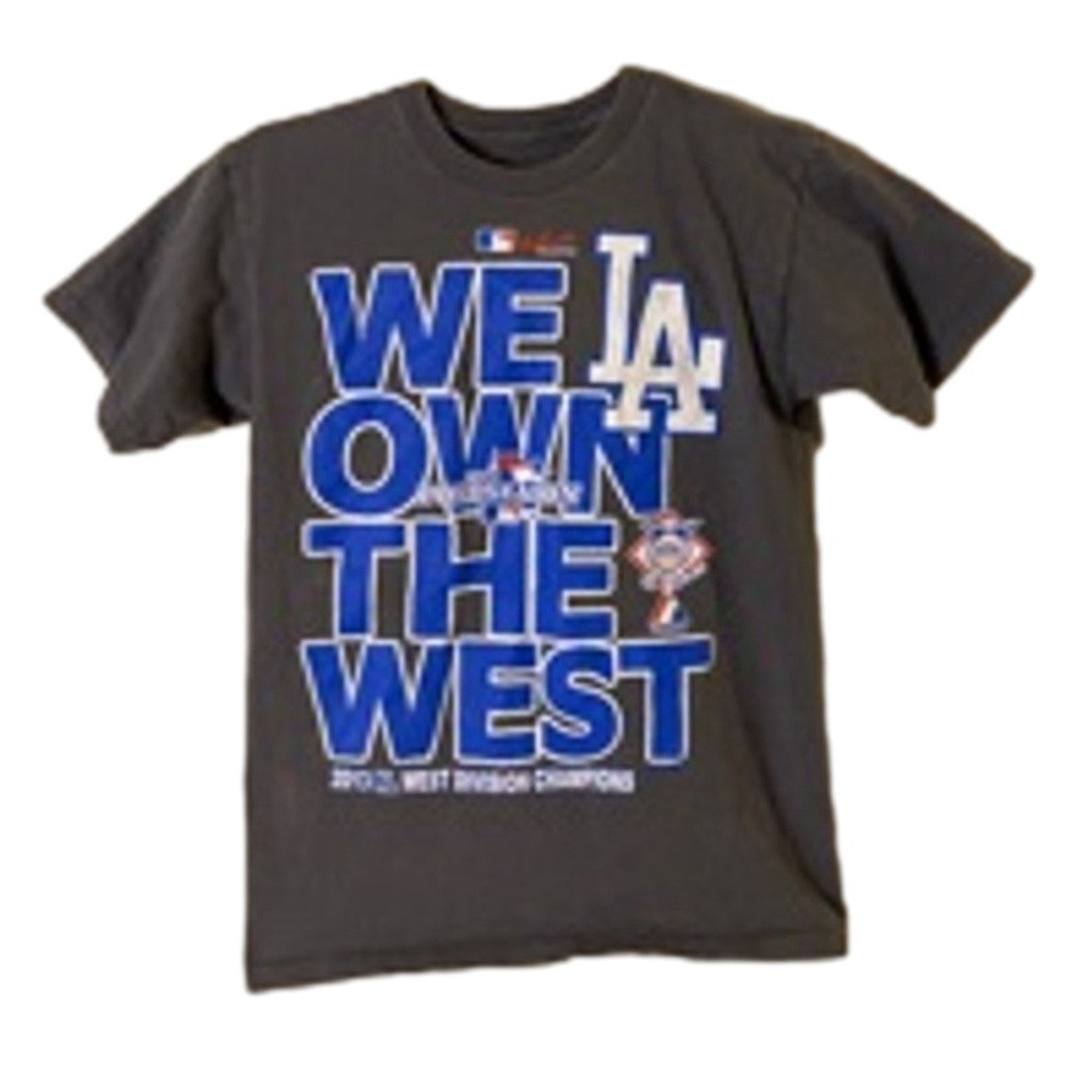 Majestic LA Dodgers We Own The West Graphic Tee Gray Majestic Medium Size US M / EU 48-50 / 2 - 2 Thumbnail