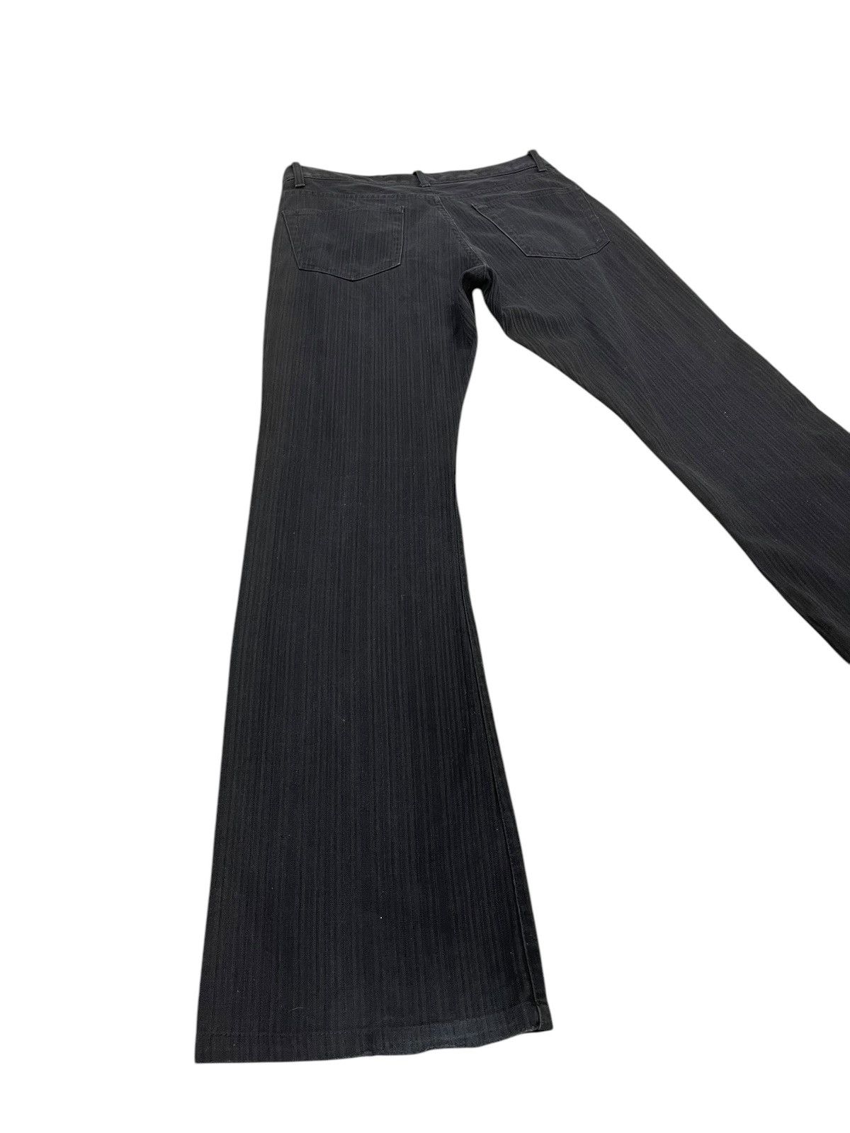 Japanese Brand Flare Jeans Mens Melrose Striped Boot Cut 8🟦 Size US 31 - 11 Thumbnail