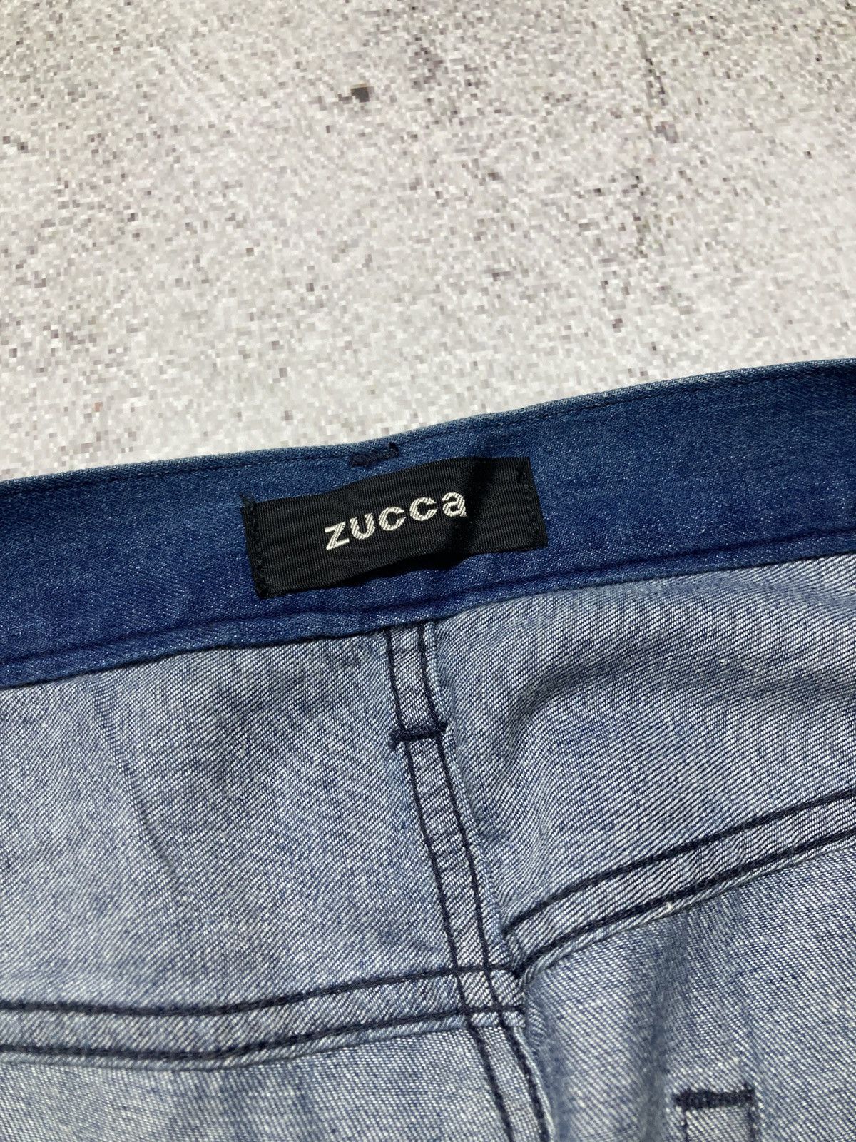 CABANE de ZUCCa Zucca by Issey Miyake Soft Denim Jeans Indigo Dye Pants Size US 31 - 14 Thumbnail