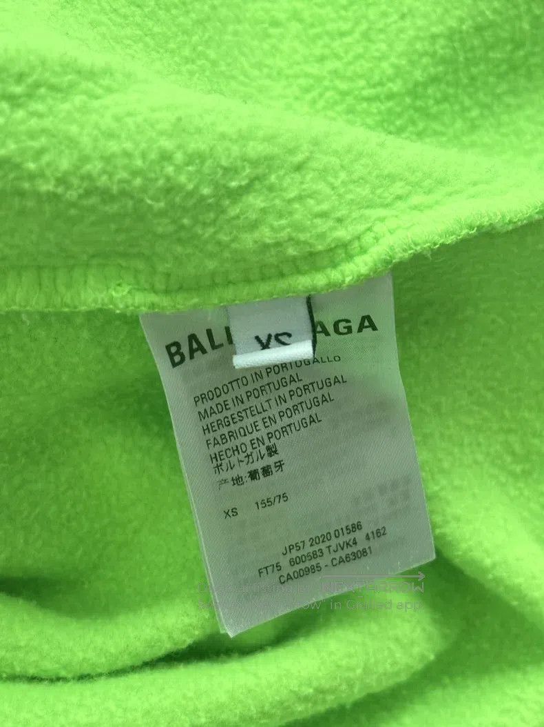 Balenciaga Balenciaga Green hooded sweater Size US XS / EU 42 / 0 - 4 Thumbnail
