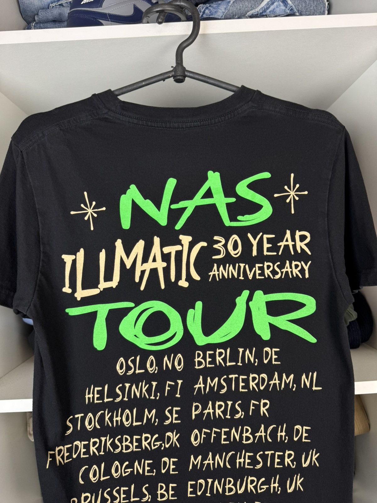 Nas Nas illmatic 30 Year Anniversary Tour T-shirt Size US S / EU 44-46 / 1 - 18 Thumbnail