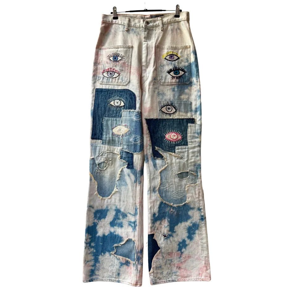 Kapital KAPITAL 14oz Denim 5P Rat Flare Pants Crazy Dixie Remake