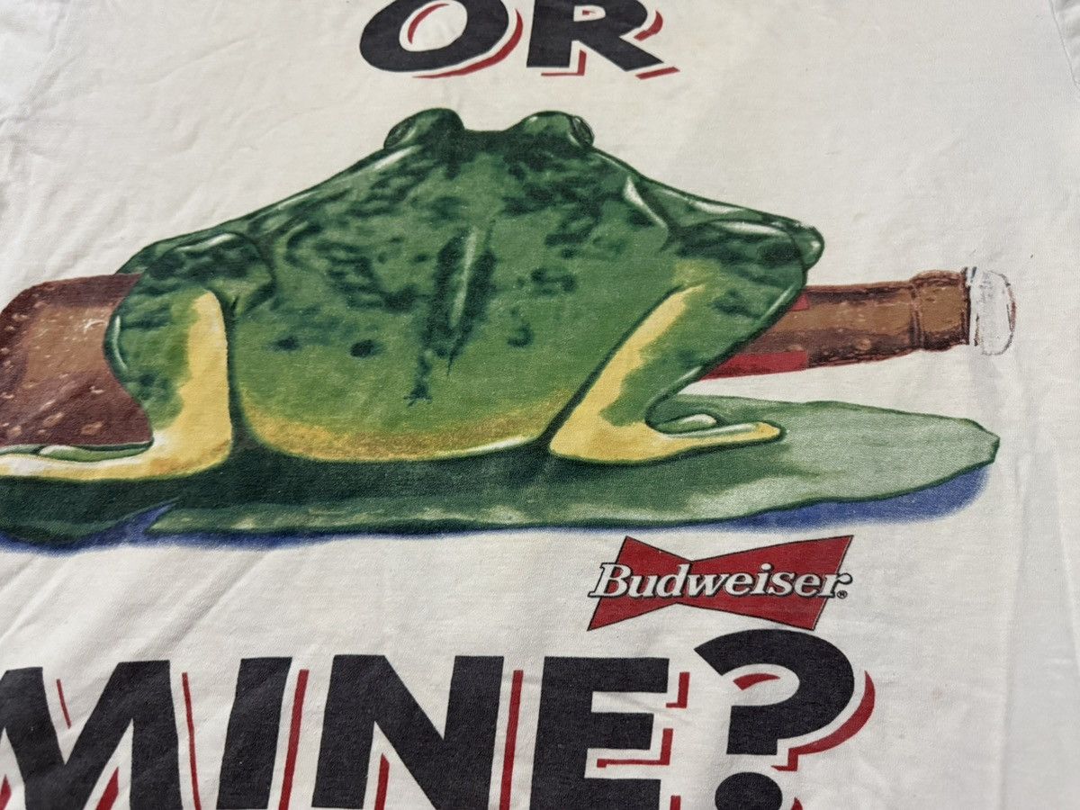Vintage SUPER THRASHED Vintage Budweiser 90s T Shirt Distressed Size US XL / EU 56 / 4 - 11 Thumbnail