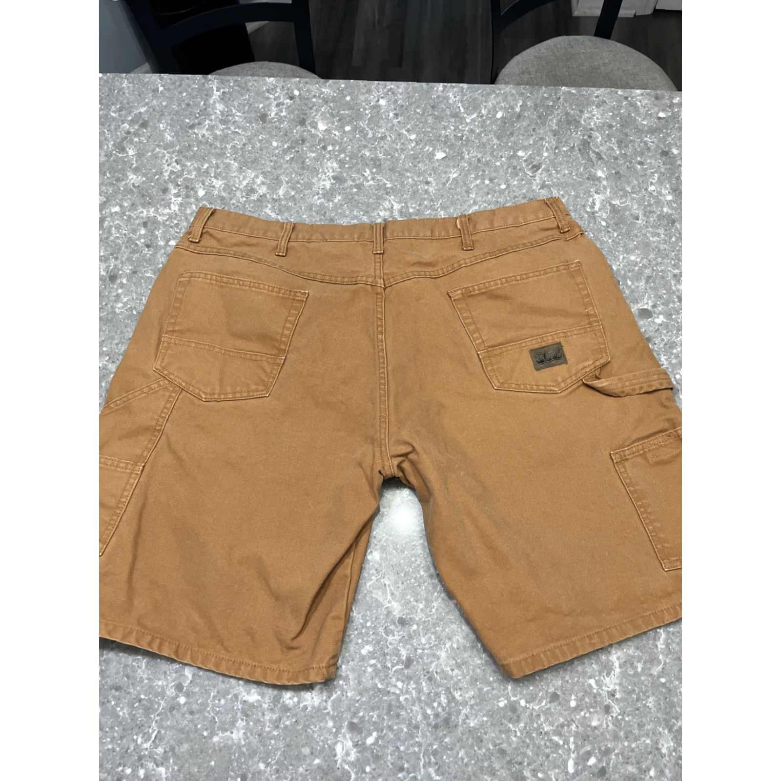 Vintage Big Smith Cargo Shorts Mens 40 Cotton Canvas Brown 5-Pocket Design Inseam 9 in Regular Fit Outdoor Size US 40 / EU 56 - 7 Thumbnail