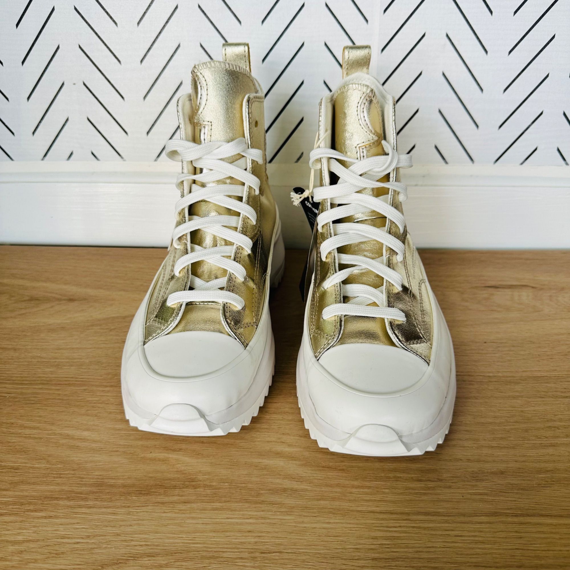 Converse ⭐CONVERSE RUN STAR HIKE HI Size 6 Mens Shoes GOLD Sneakers B Size US 6 / EU 39 - 4 Thumbnail