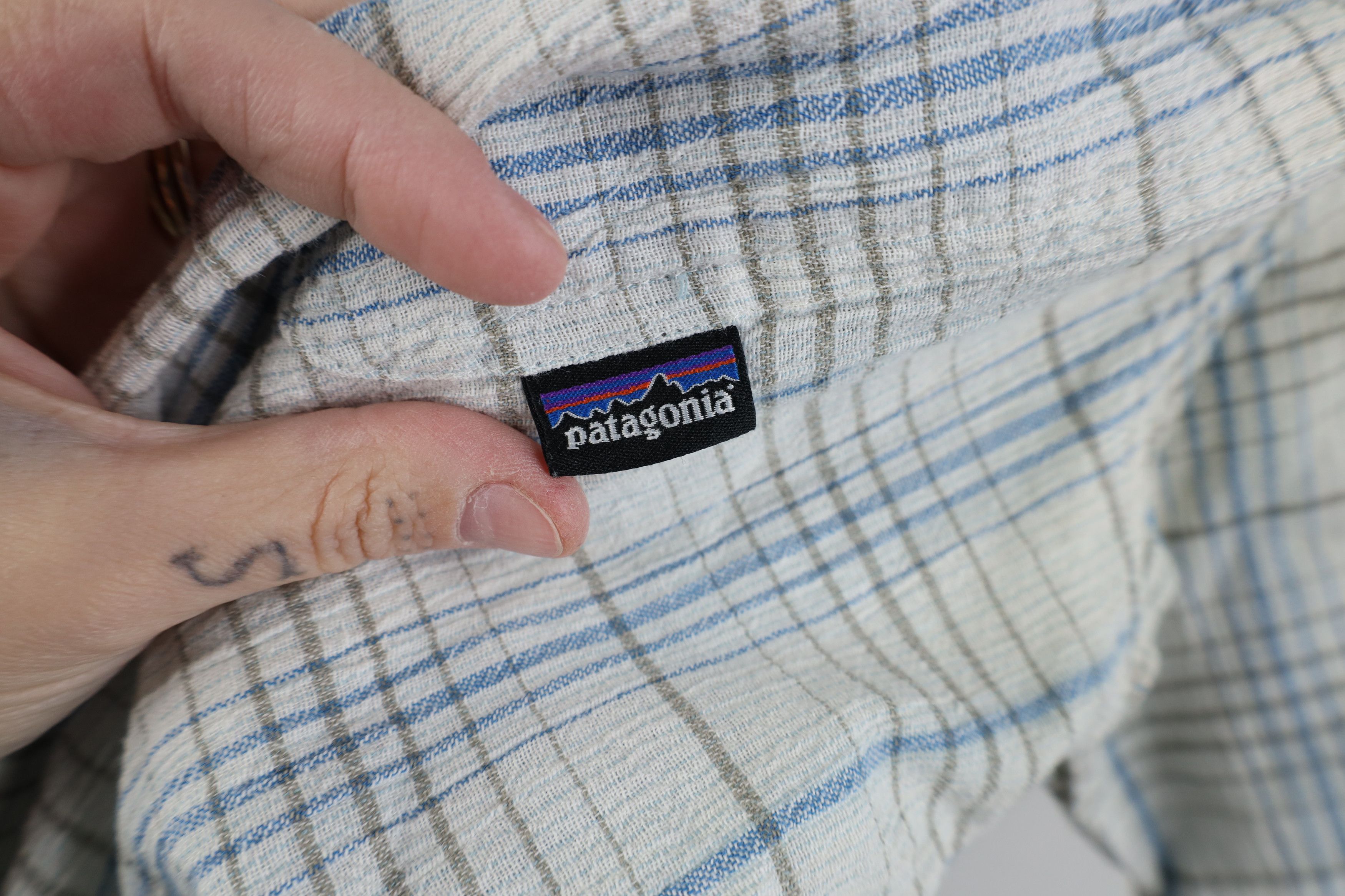 Patagonia Vintage Patagonia Lightweight Organic Cotton Button Shirt Size US L / EU 52-54 / 3 - 4 Thumbnail