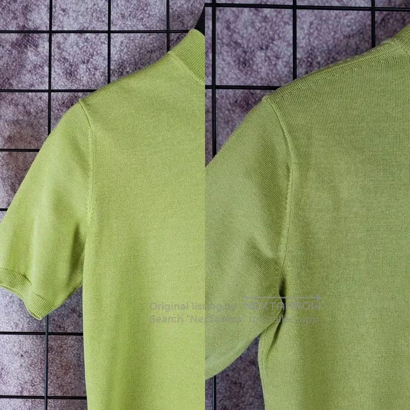 Burberry Burberry Short Sleeve Fluorescent Green T-shirt. Size M / US 6-8 / IT 42-44 - 5 Thumbnail