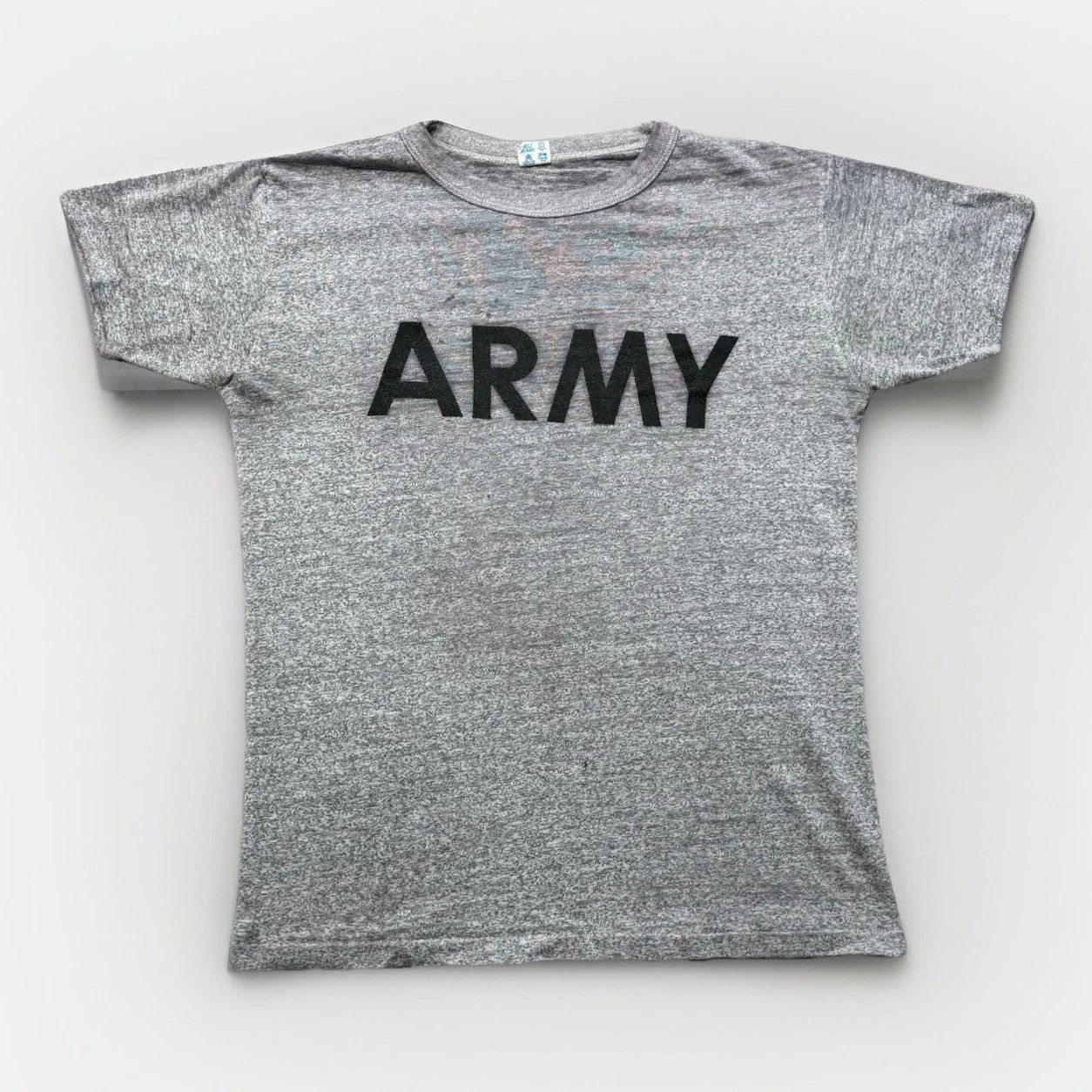 Champion US Army Gray Single Stitch Tee Vintage 1980s Size US M / EU 48-50 / 2 - 9 Thumbnail