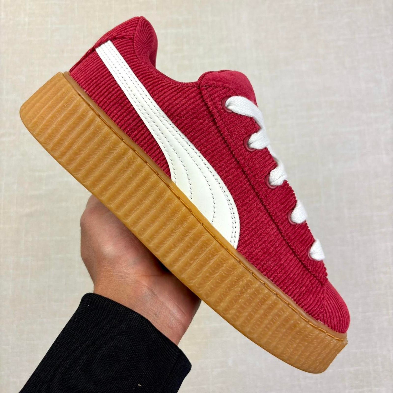 Puma 🍓 2024 Fenty x Puma Creeper Phatty "Corduroy Red" 8W Size US 8 / IT 38 - 1 Thumbnail