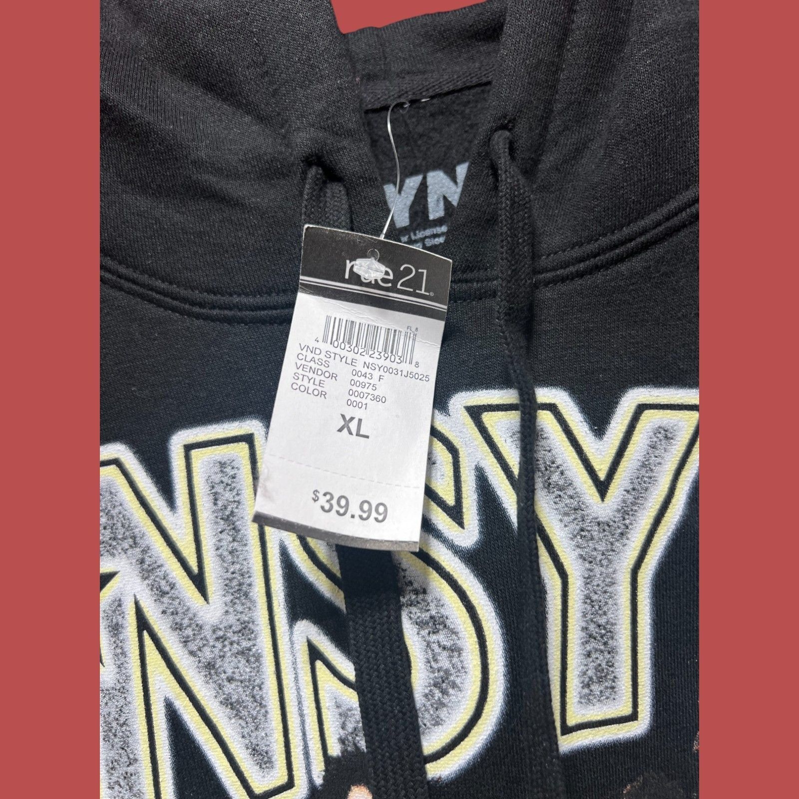 Other NSYNC - Unisex Long Sleeve Hooded Sweatshirt - Black - Extra Size US XL / EU 56 / 4 - 8 Thumbnail