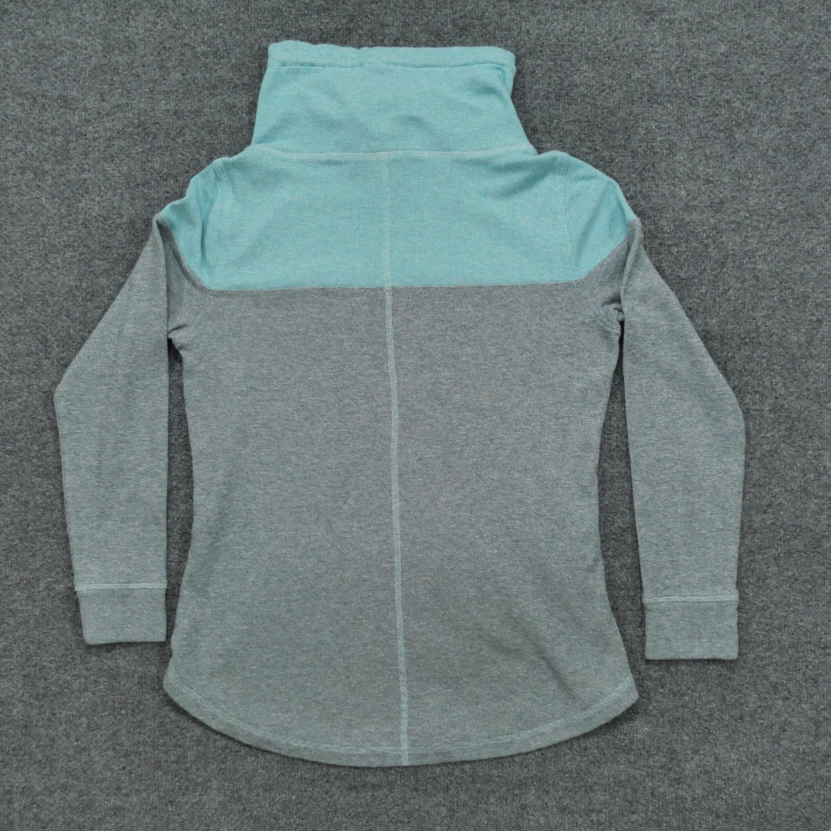 Talbots VINTAGE Talbots Sweater Womens Medium Gray Blue Sweatshirt Casual Mock Neck Size M / US 6-8 / IT 42-44 - 6 Thumbnail