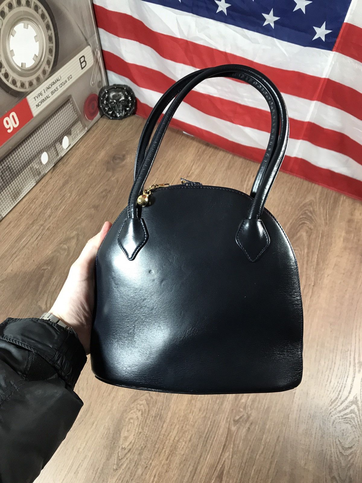 Vintage Philippe Charriol Vintage Leather Handbag France Size ONE SIZE - 6 Thumbnail