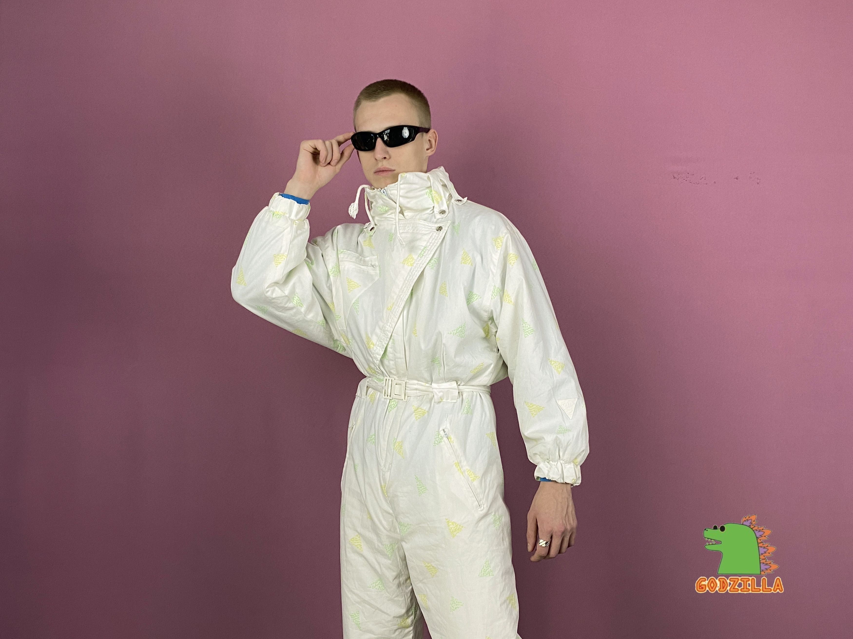 H&M 90s Puls from H&M Vintage Men's One Piece Ski Suit - M Size US M / EU 48-50 / 2 - 7 Thumbnail
