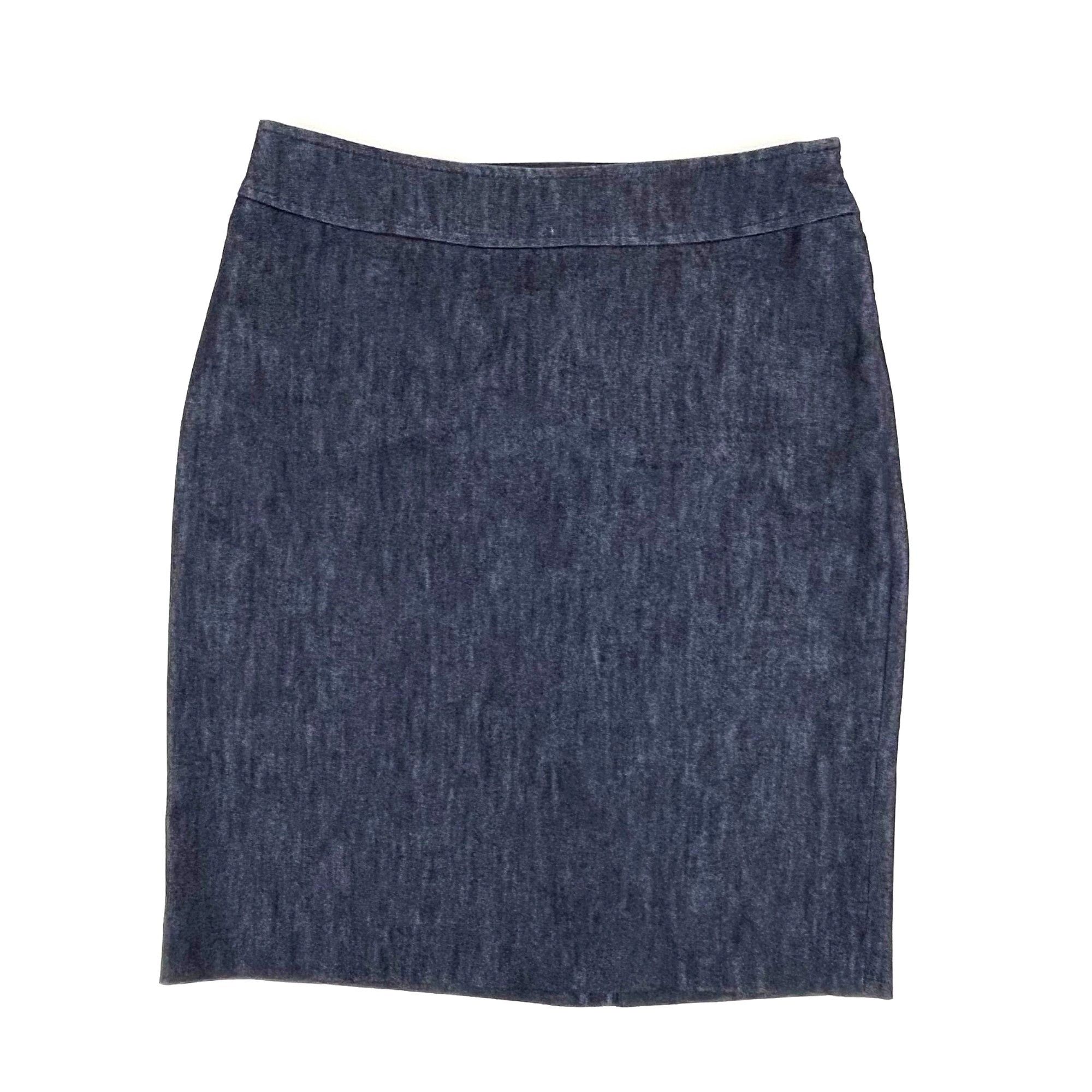 Other Women's Denim Pencil Skirt Halogen Size 4 Blue Knee-Length Size 27" / US 4 / IT 40 - 1 Thumbnail