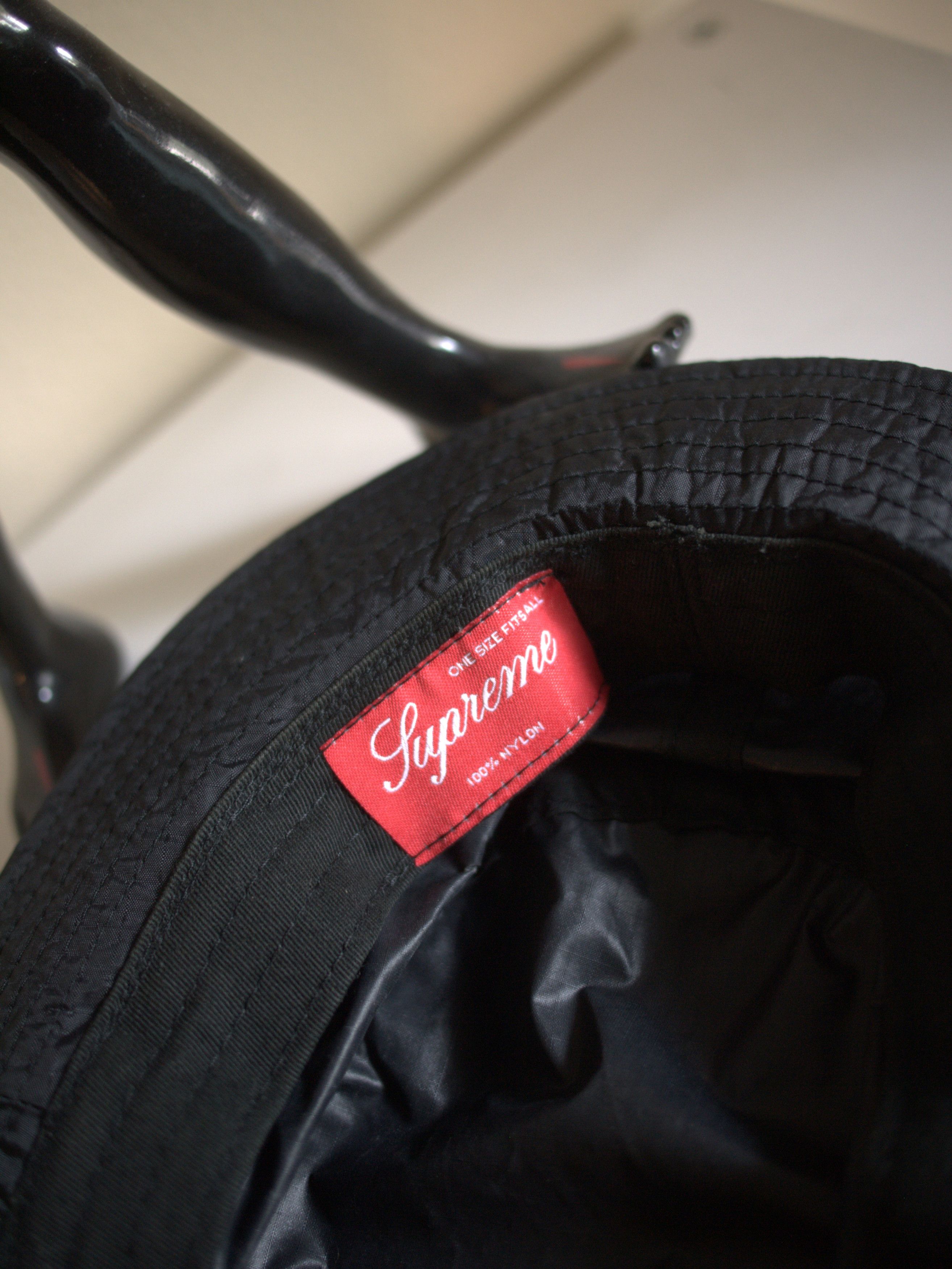 Supreme '10 ARCHIVE SUPREME NYLON BLACK CRUSHER HAT_ONE SIZE Size 42 - 3 Thumbnail