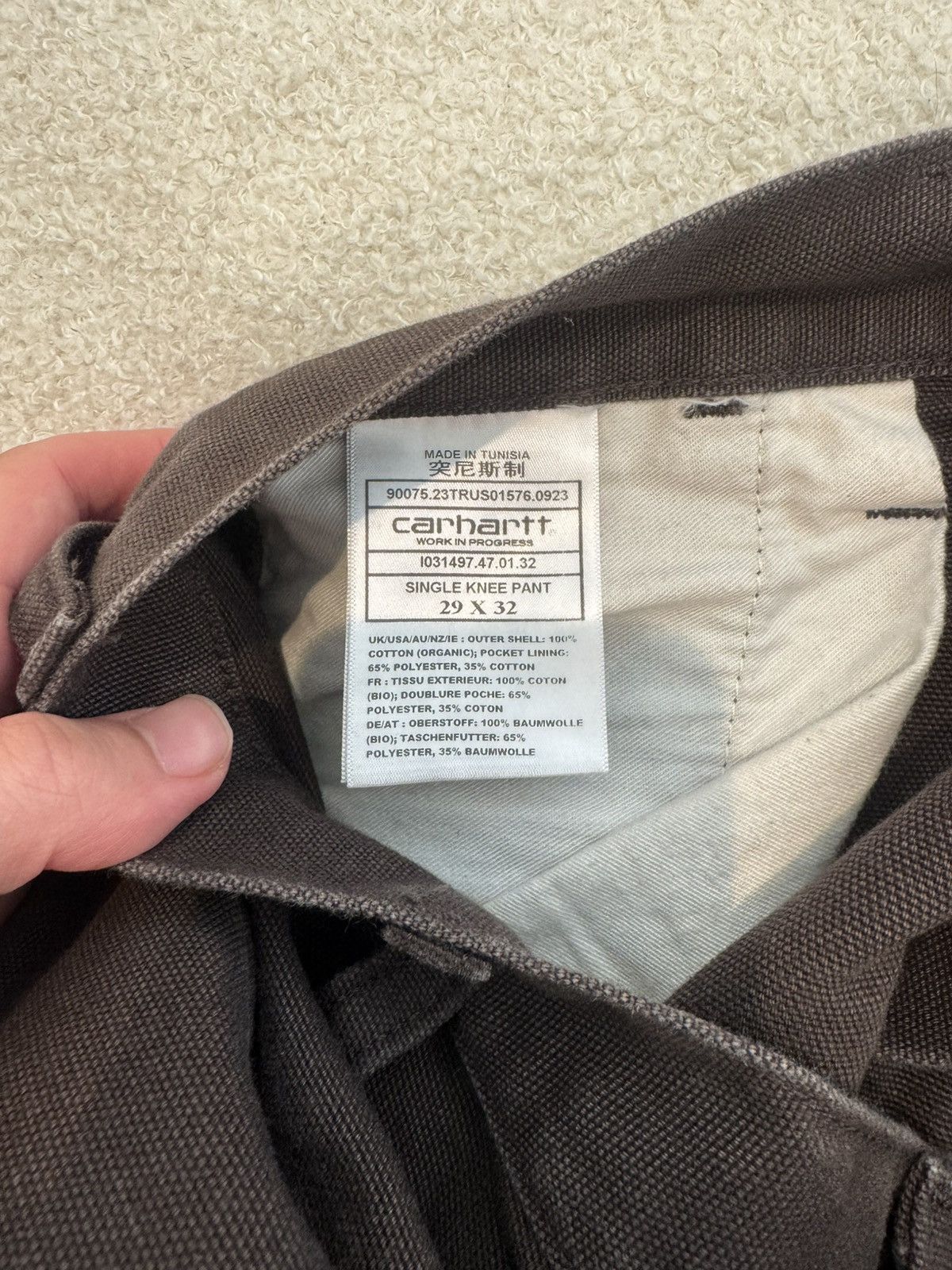 Carhartt Wip 29x32 Carhartt WIP Single Knee Pant Brown Size US 29 - 3 Thumbnail