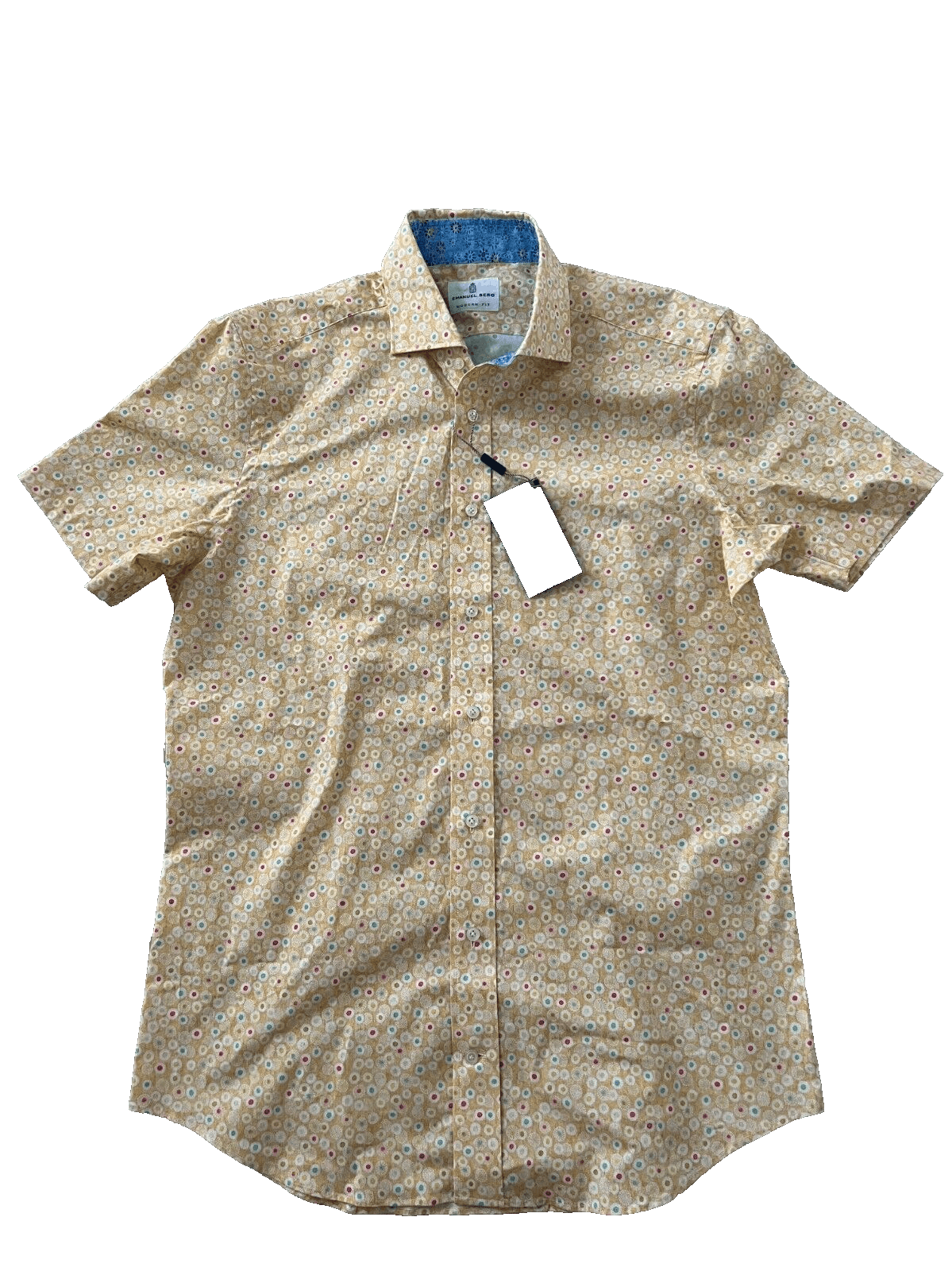 Other Emanuel Berg By-Byron Modern Fit Shirt Yellow ( 39 / 16.5 ) Size US S / EU 44-46 / 1 - 1 Thumbnail