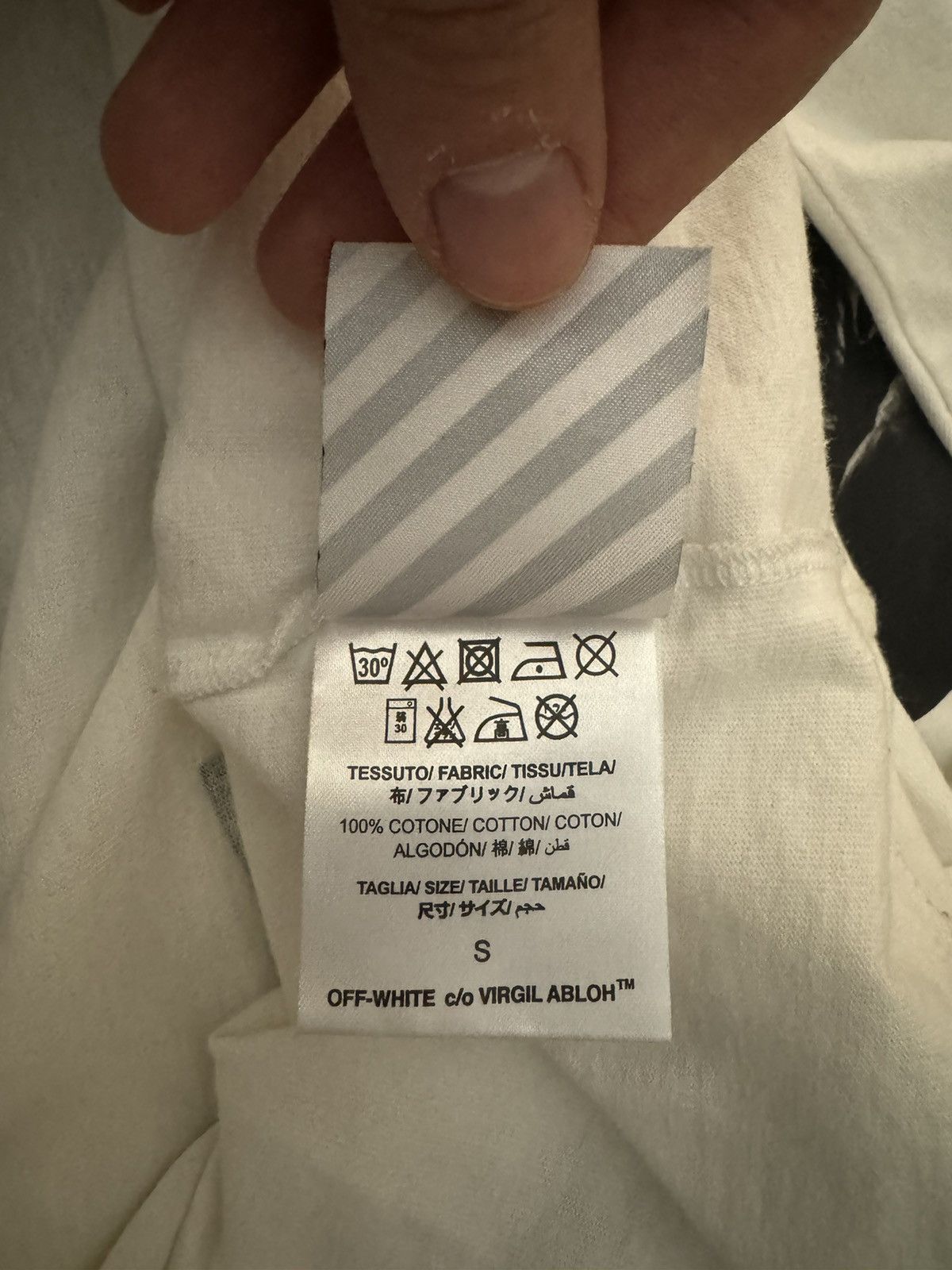 Off-White Off White Narciso S/S White Tee Size US S / EU 44-46 / 1 - 6 Thumbnail