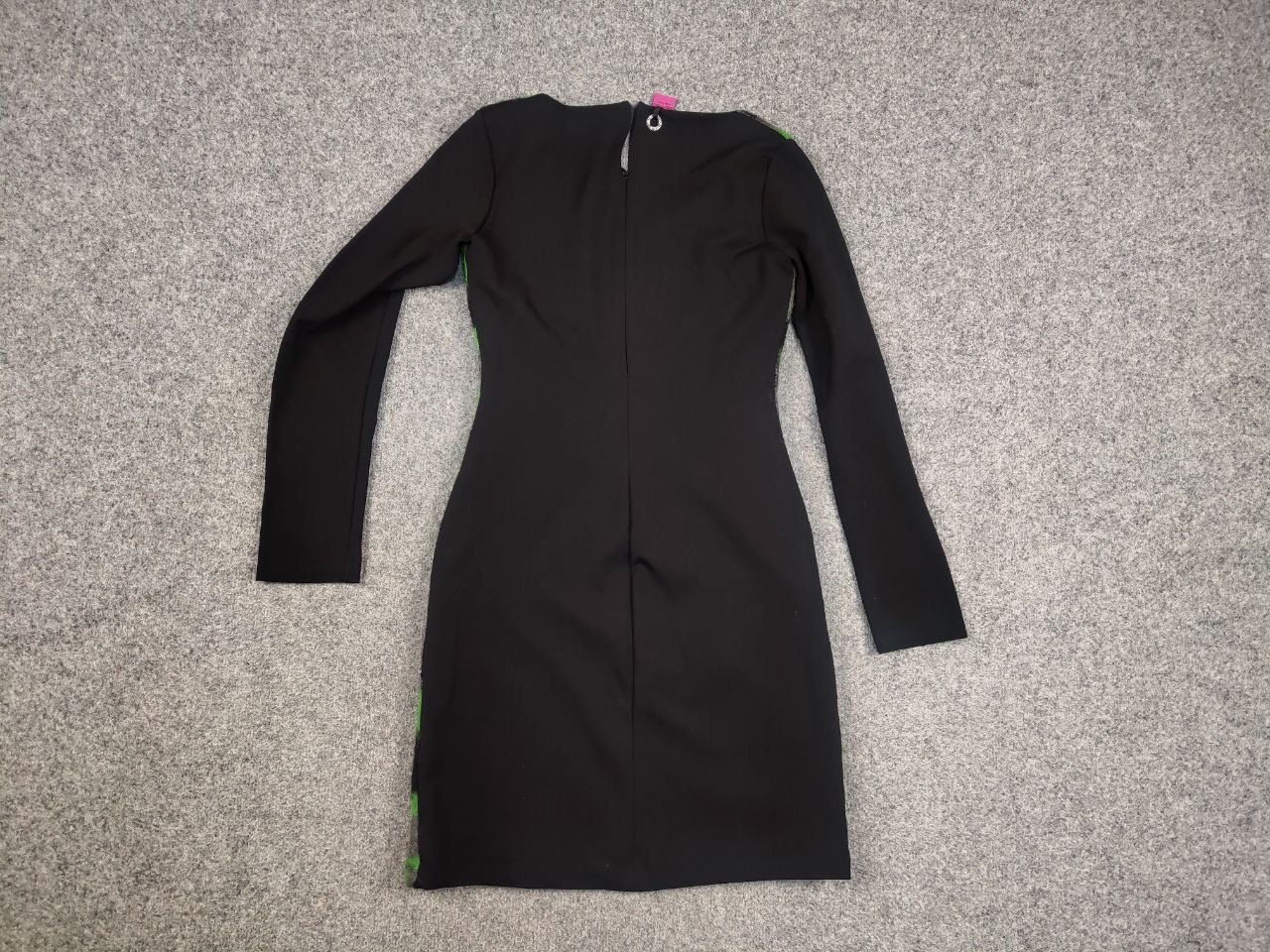 Designer Save The Queen dress Long Sleeve Jersey Wool Camo Size L / US 10 / IT 46 - 13 Thumbnail