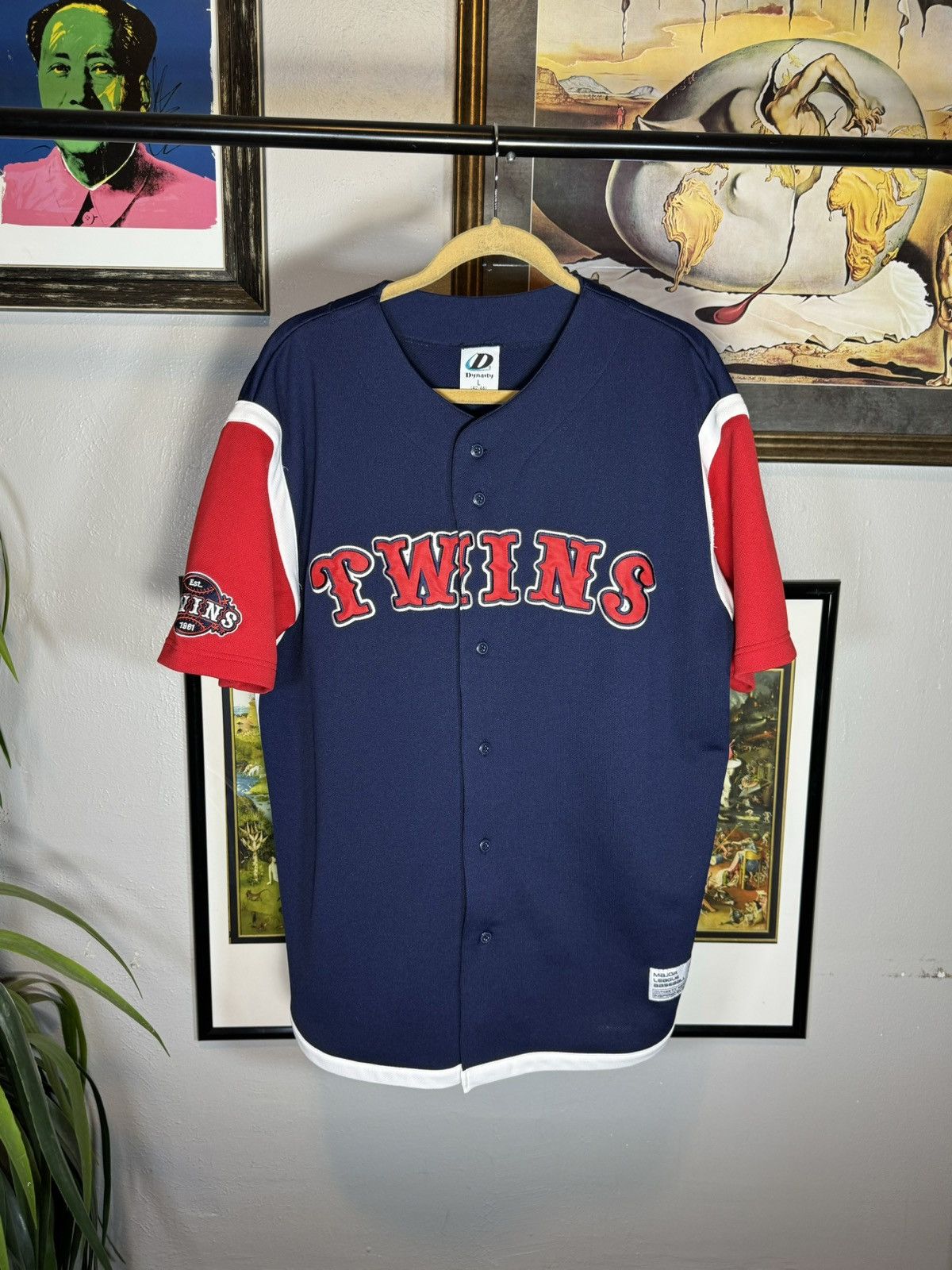 MLB Minnesota Twins Baseball Jersey Size US L / EU 52-54 / 3 - 1 Thumbnail