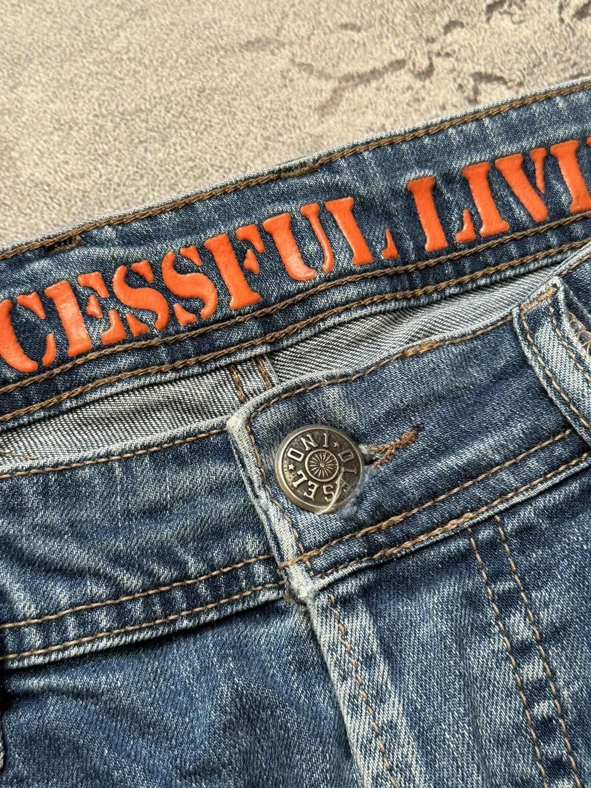 Diesel × Diesel Black Gold Diesel 34/30 denim pant trouser Jean chino distressed y2k Size US 34 / EU 50 - 7 Thumbnail