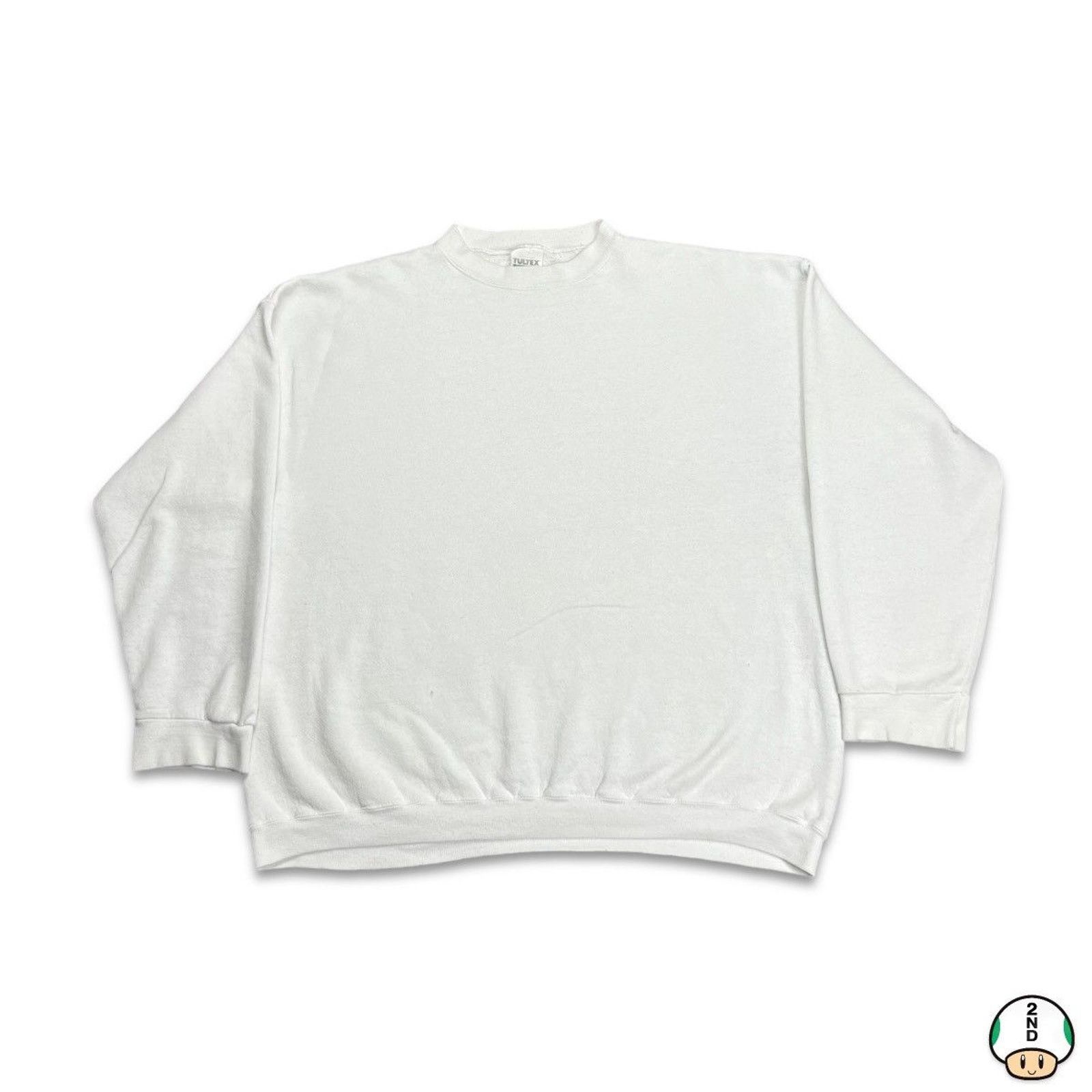 Vintage Vintage Tultex Blank Sweatshirt 90s USA Pullover Crewneck Size US XXL / EU 58 / 5 - 1 Thumbnail