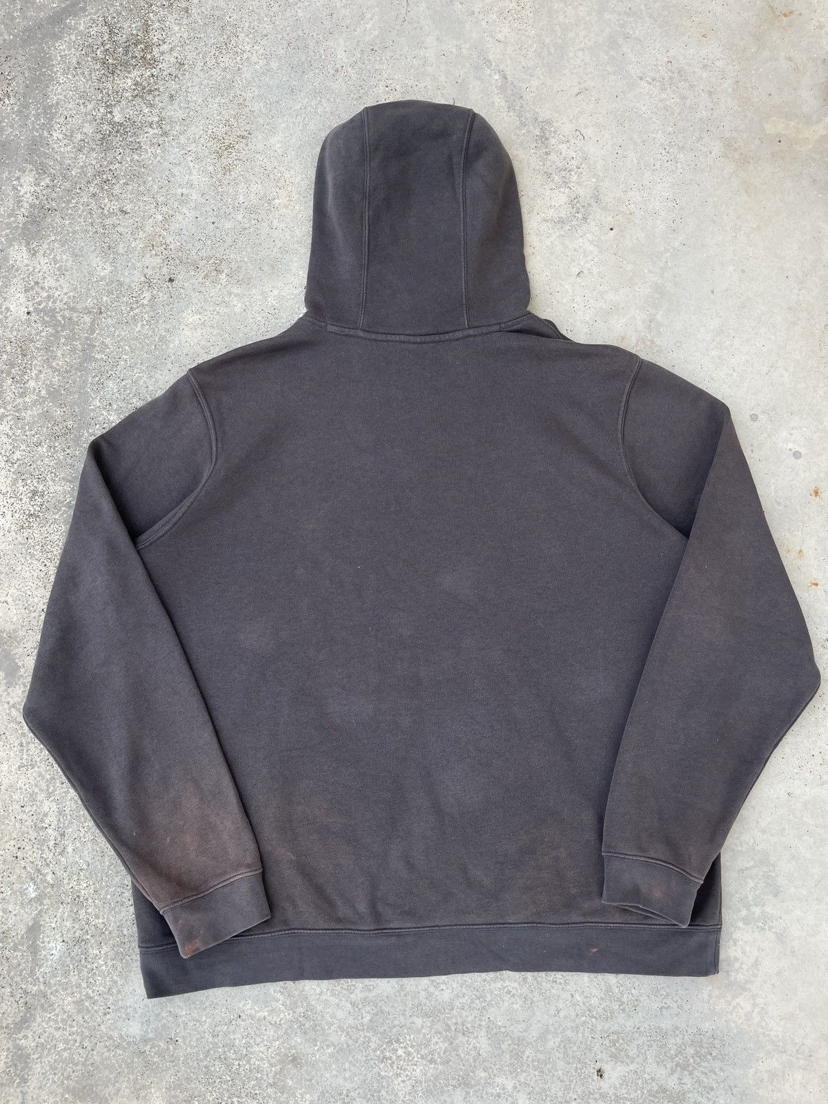 Nike × Vintage Vintage Y2K Sun Faded Brown Nike Whitney Volleyball Hoodie Size US XXL / EU 58 / 5 - 3 Thumbnail