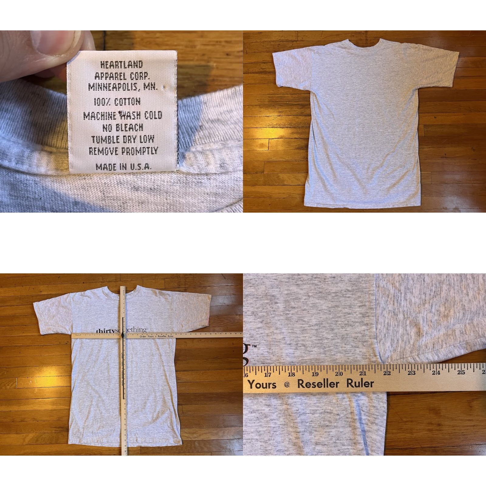 Vintage VINTAGE Heartland Apparel Shirt Women XL Grey 90s Shirt Women’s XL Gray 90s Classic Retro Shirt Vintage Womens XL Grey 90s Size XL / US 12-14 / IT 48-50 - 8 Thumbnail