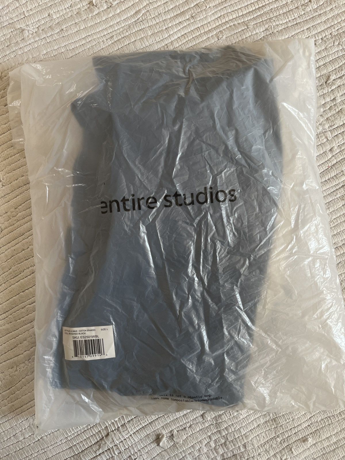 Entire Studios LS MAXI WASHED BLACK Size L / US 10 / IT 46 - 14 Thumbnail