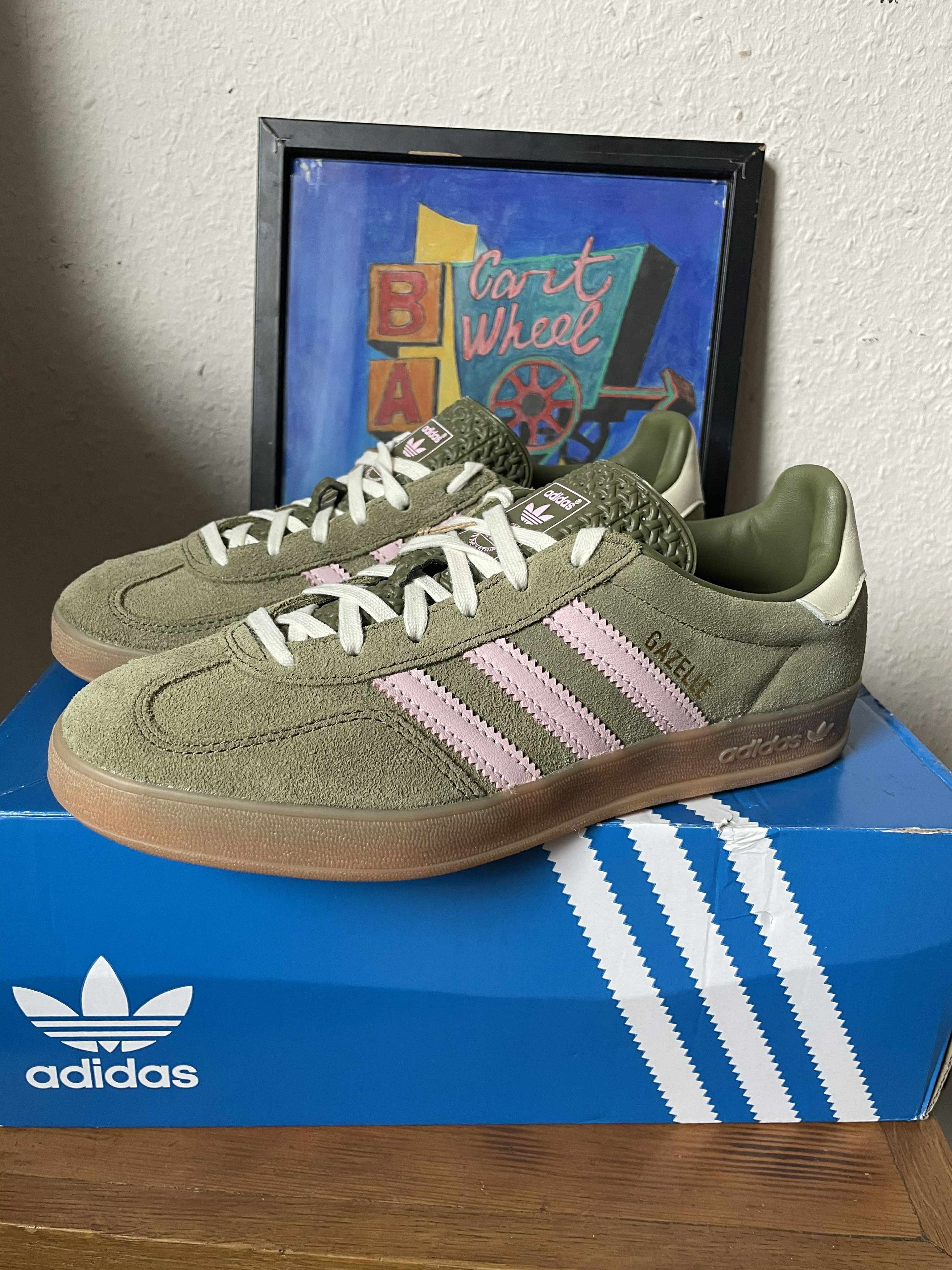 Adidas Adidas Gazelle Indoor Focus Olive Womens US 7.5 Size US 7.5 / IT 37.5 - 5 Thumbnail