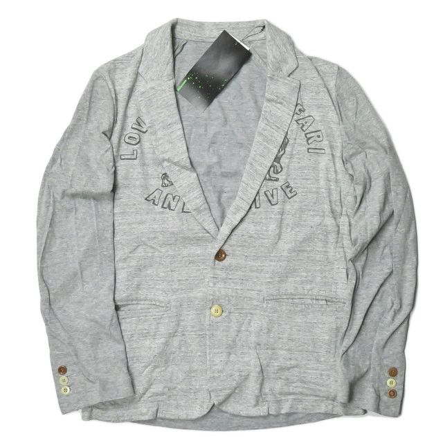 Undercover Jacket Slab jersey Cardigan Tailored Inseam Pocket Gray