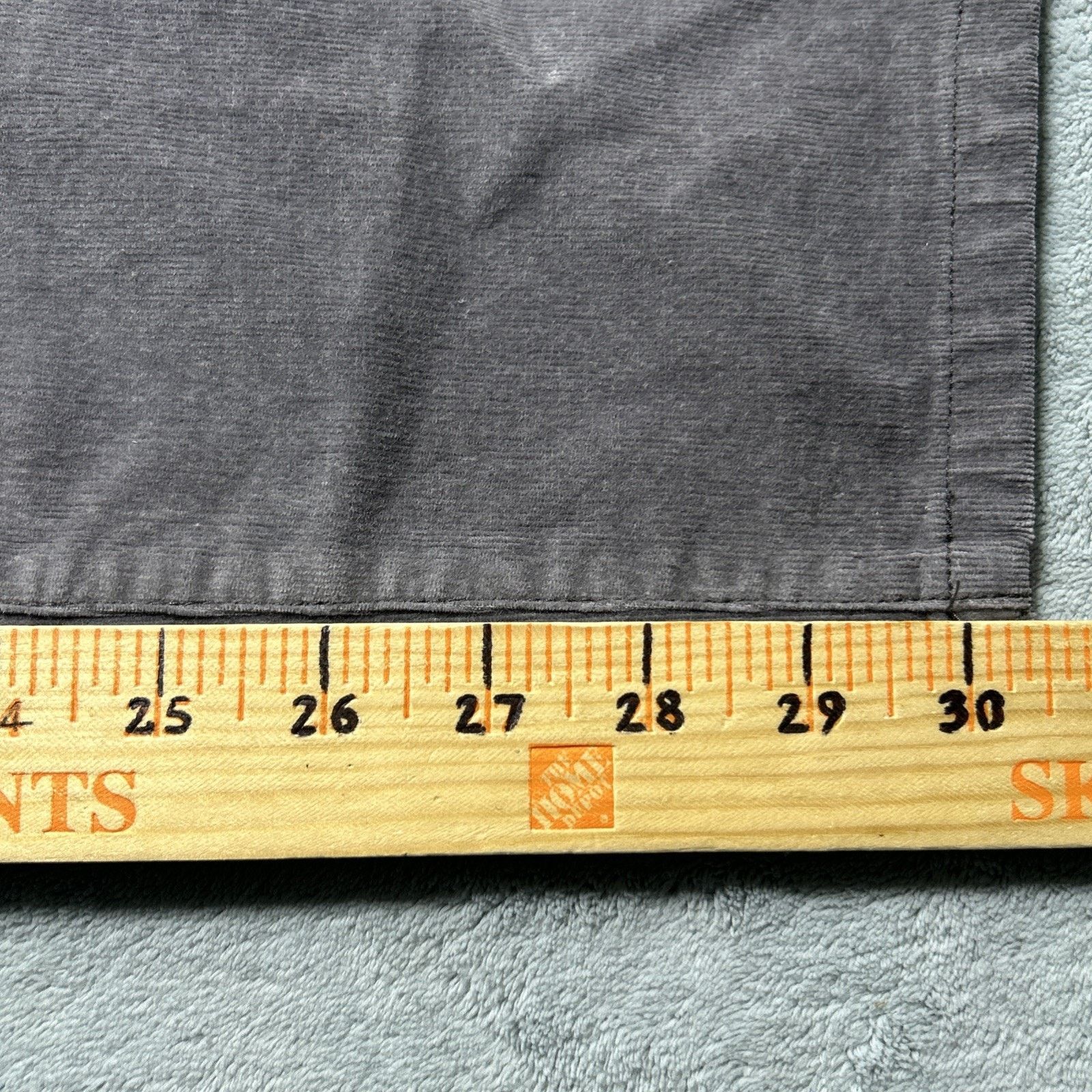 Charter Club Corduroy Loose Straight Pants Women Sz 16 36x30 Wide Gray Size 38" / US 16 / IT 52 - 14 Thumbnail