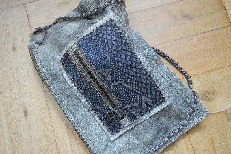 Other Culture Premium Leather Handbag, Animal Print Size ONE SIZE - 3 Thumbnail