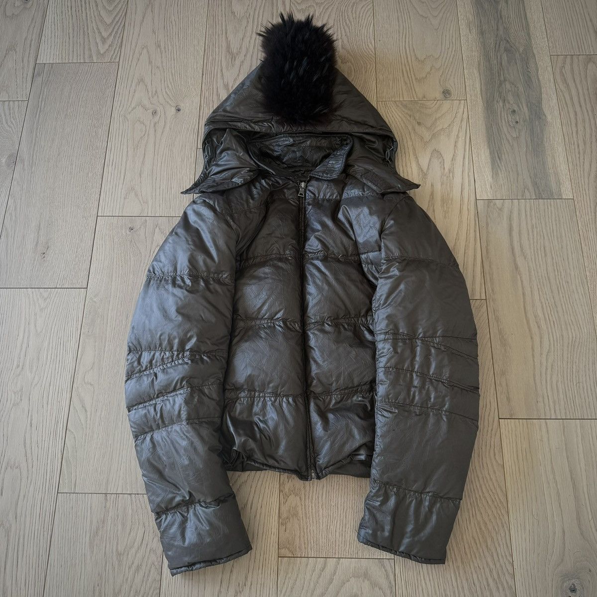 Prada Prada FW08 Punk Mohawk down jacket | Grailed