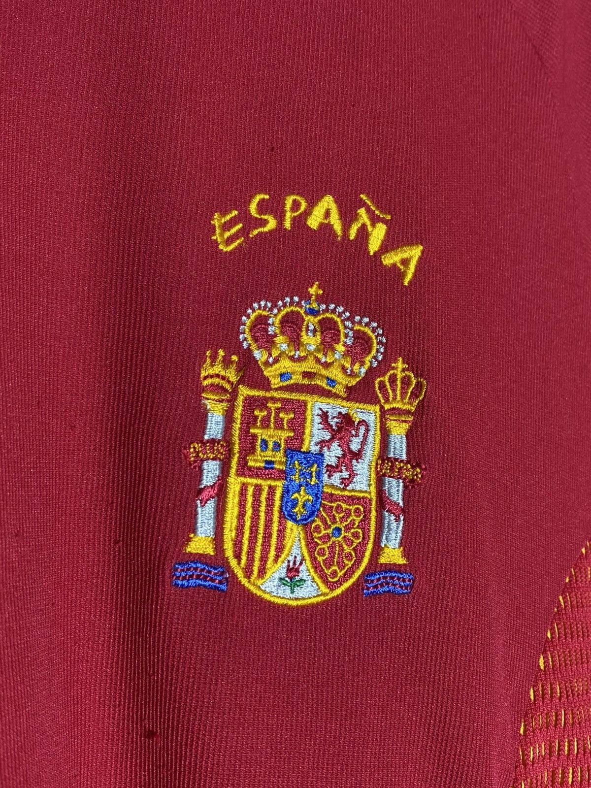 Adidas Adidas Spain National Team 2002 Fifa World Cup Soccer Jersey Size US XL / EU 56 / 4 - 10 Thumbnail