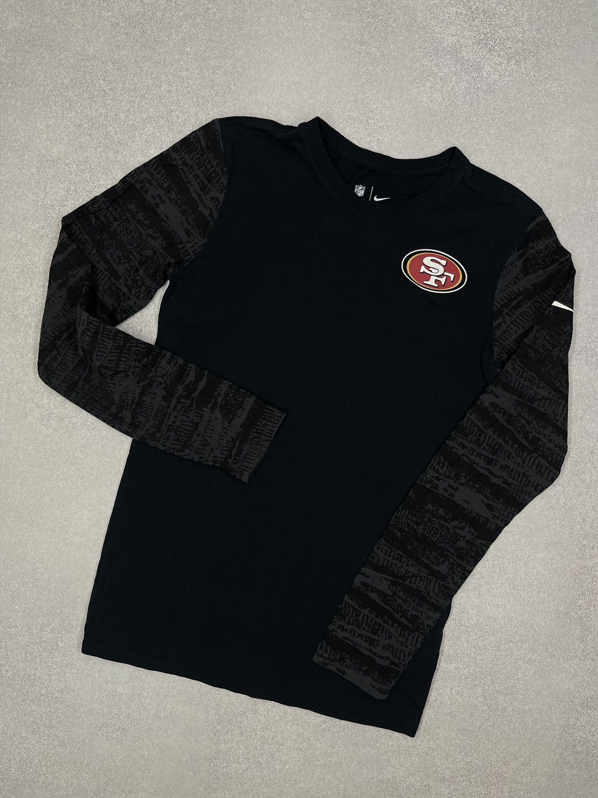 Nike Nike NFL SF San Francisco Black Longsleeve Soccer Jersey Size US S / EU 44-46 / 1 - 1 Thumbnail