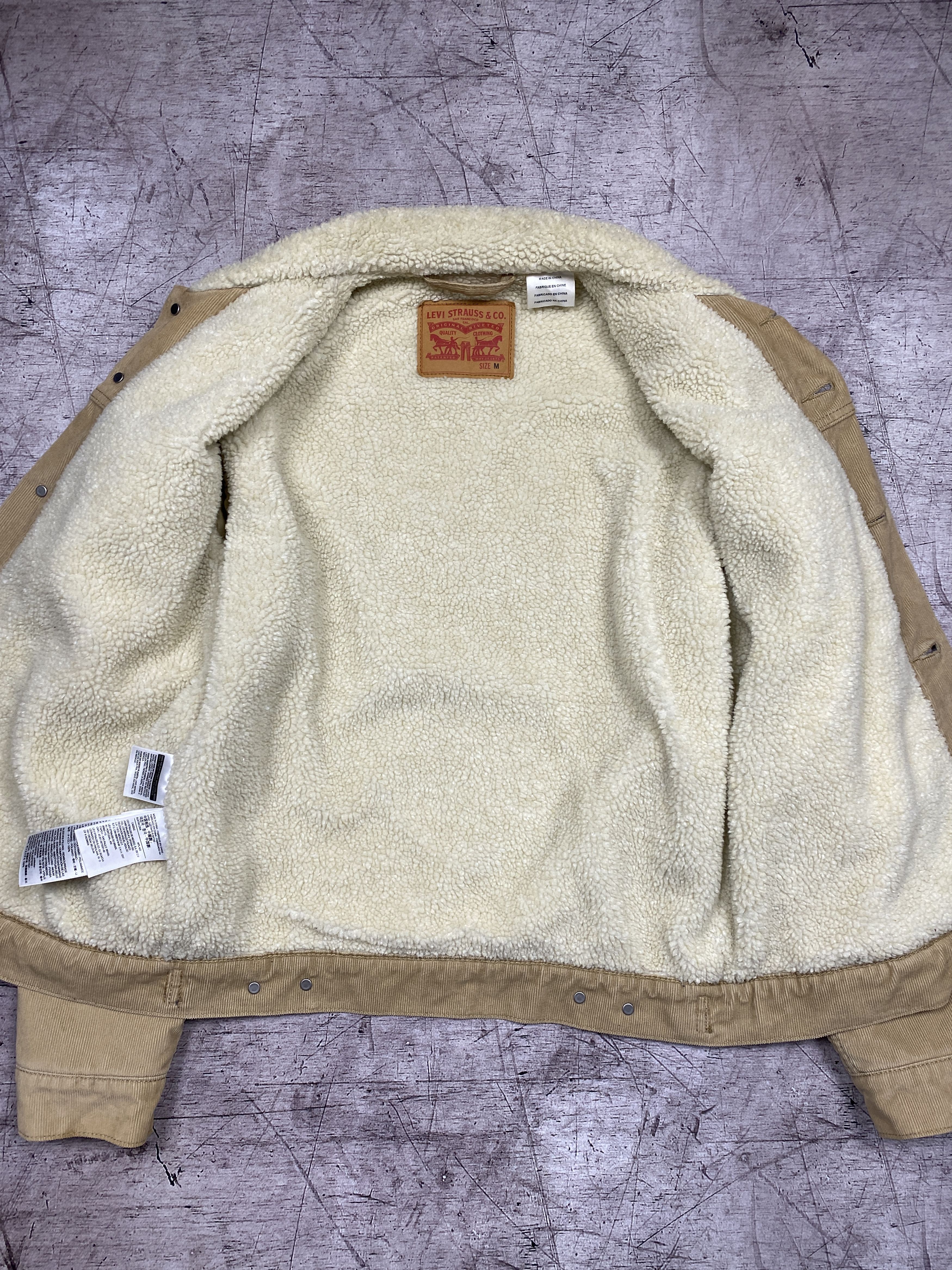 Levi's × Levi's Vintage Clothing Levi's Vintage Mens Corduroy Denim Sherpa Jacket Size US M / EU 48-50 / 2 - 9 Thumbnail