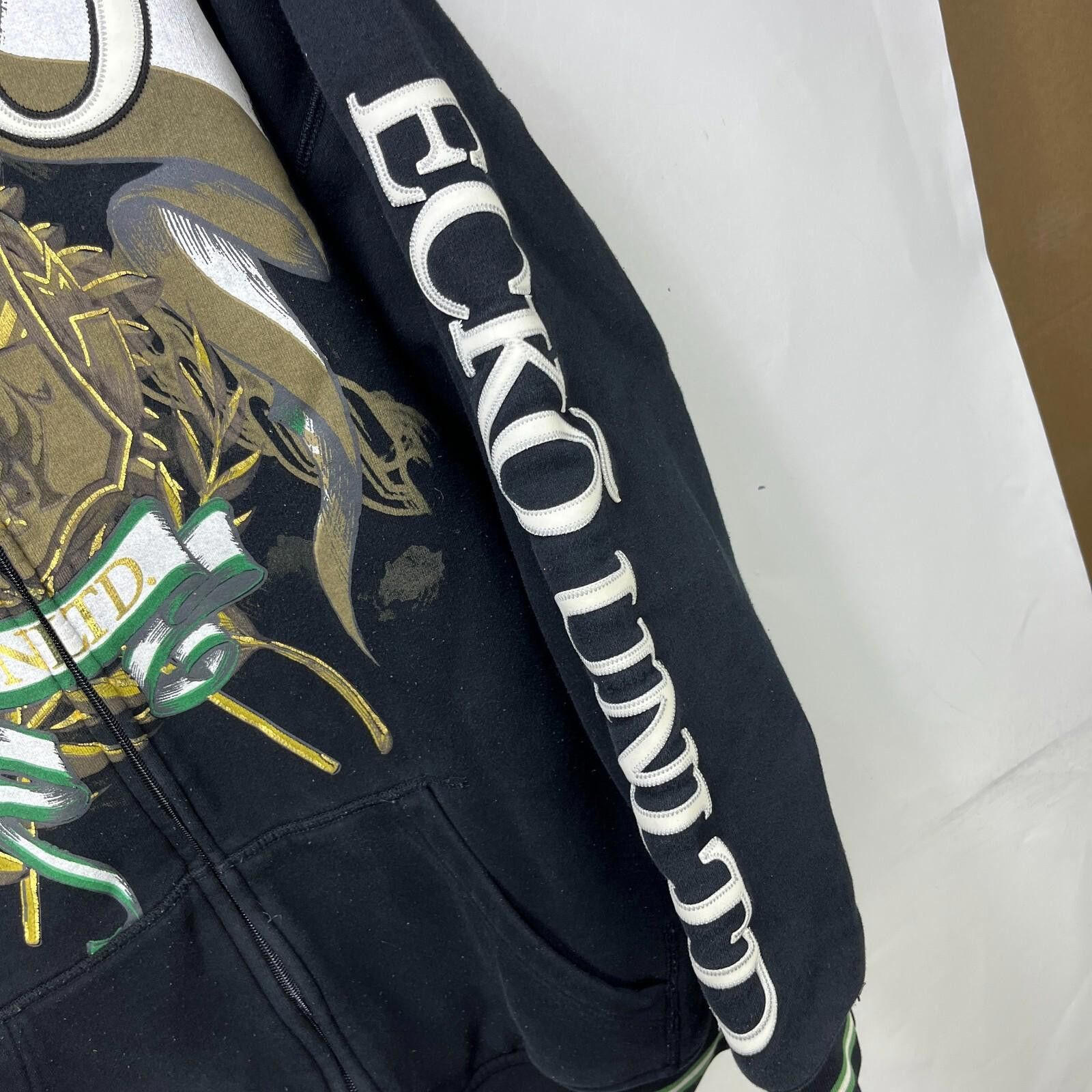 Ecko Unltd. Vintage Echo Unltd Premium Zip Up Reversible Hoodie 2XL Size US XXL / EU 58 / 5 - 6 Thumbnail