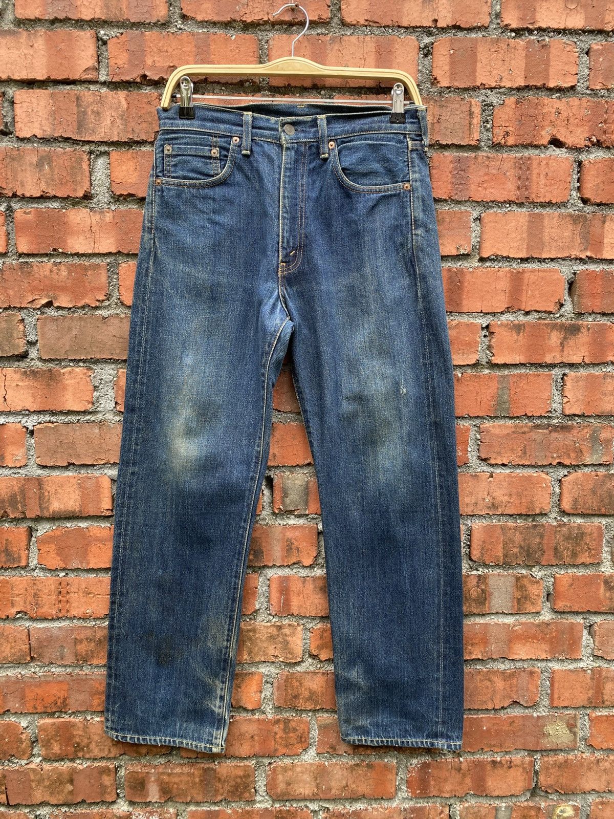 Levi's Vintage Clothing W30x29 Vintage levi's 502 Redline big E made in JAPAN Size US 30 / EU 46 - 1 Thumbnail