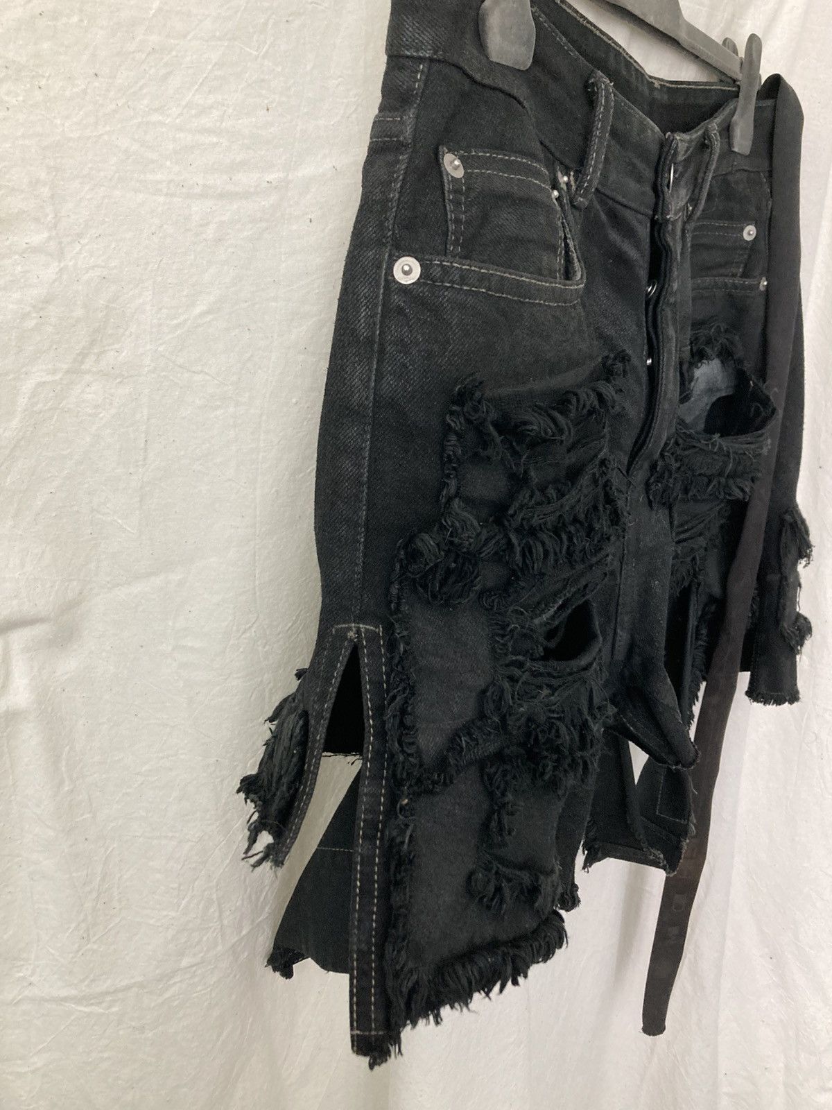 Rick Owens Drkshdw RICK OWENS / Trucker Cut Offs Denim Shorts Size US 31 - 6 Thumbnail