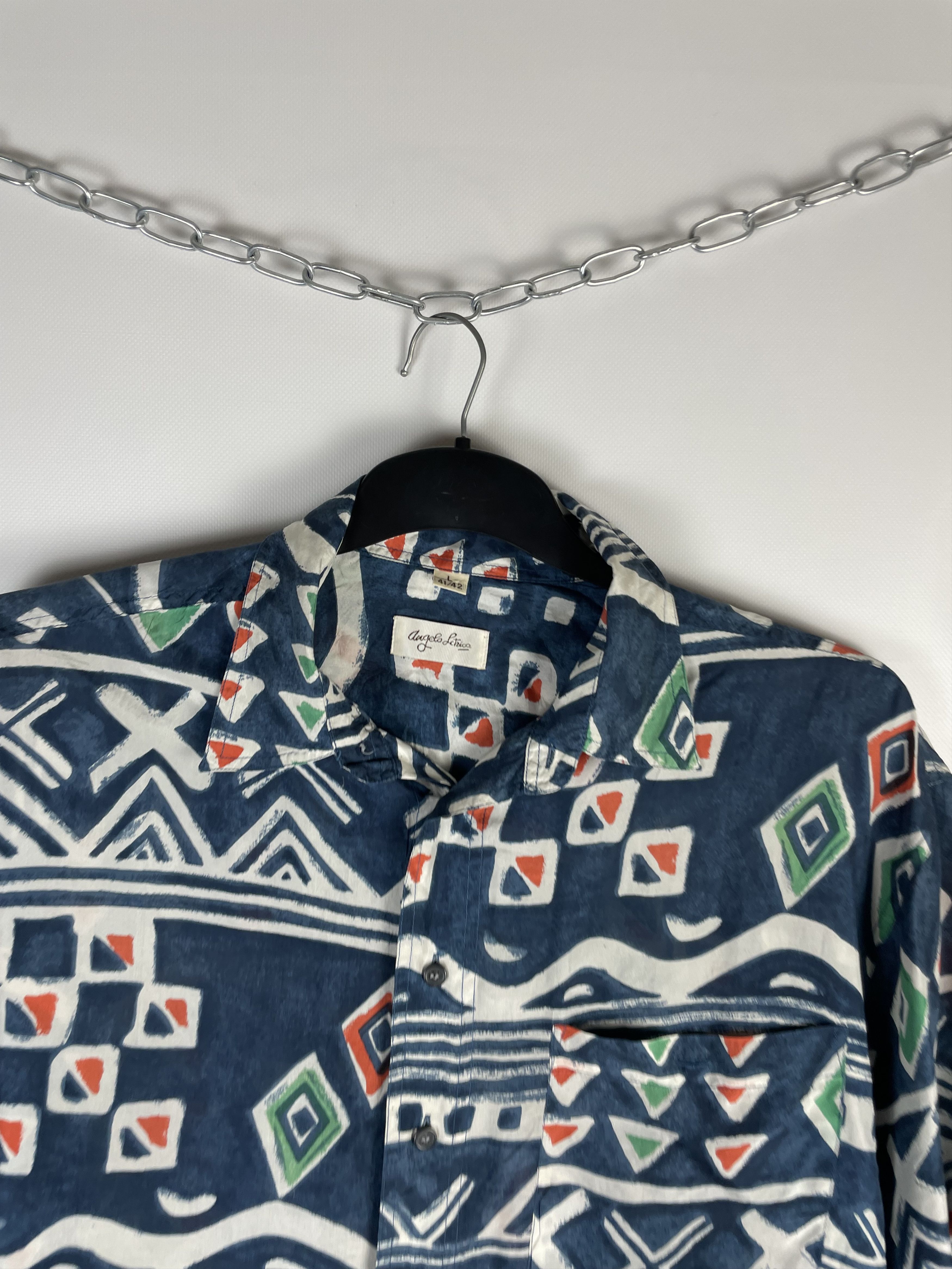 Other Vintage Crazy Aloha Hawaiian Shirt 100% Silk Size US L / EU 52-54 / 3 - 3 Thumbnail