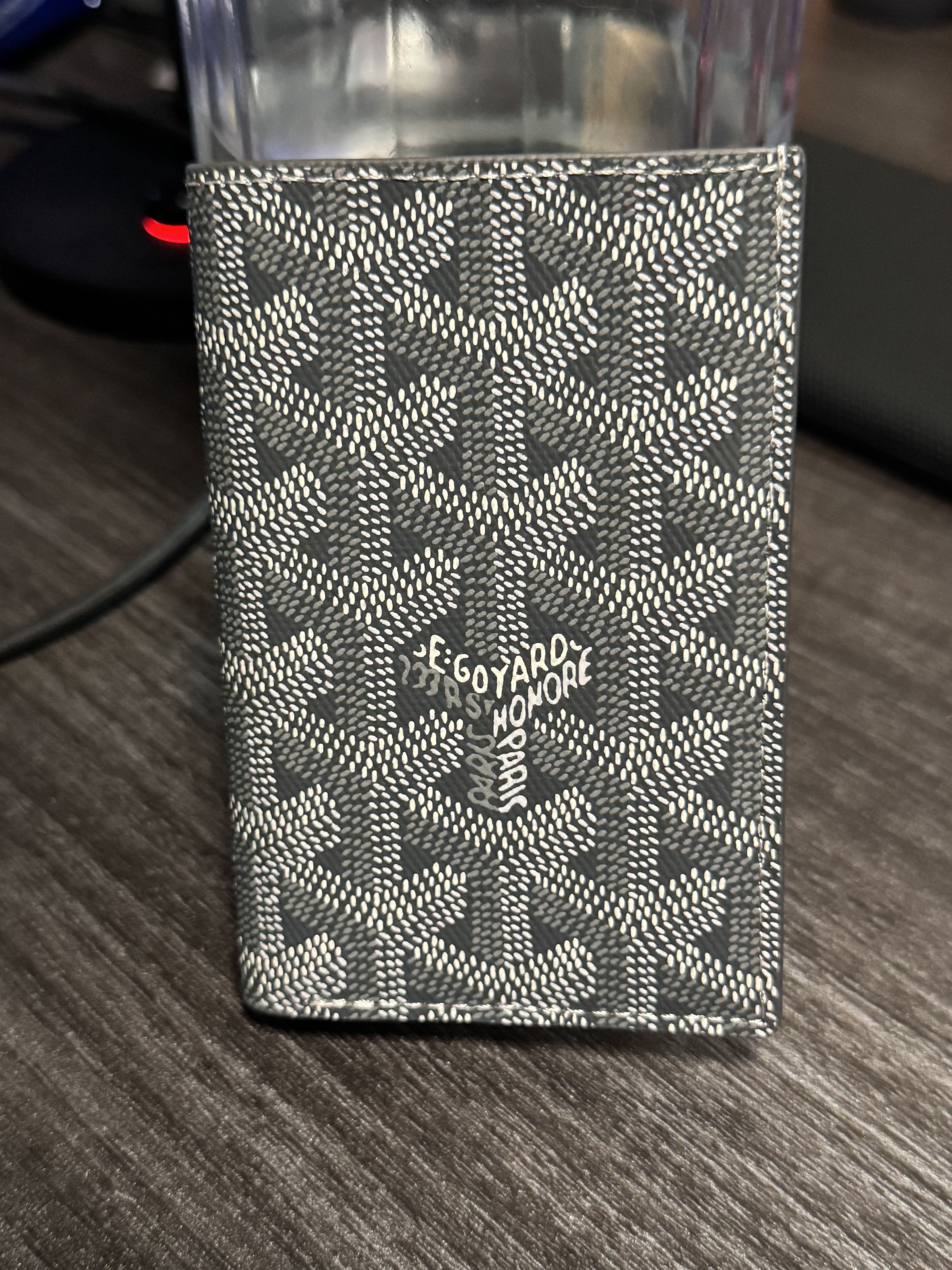 GOYARD SAINT PIERRE CARD WALLET GRAY