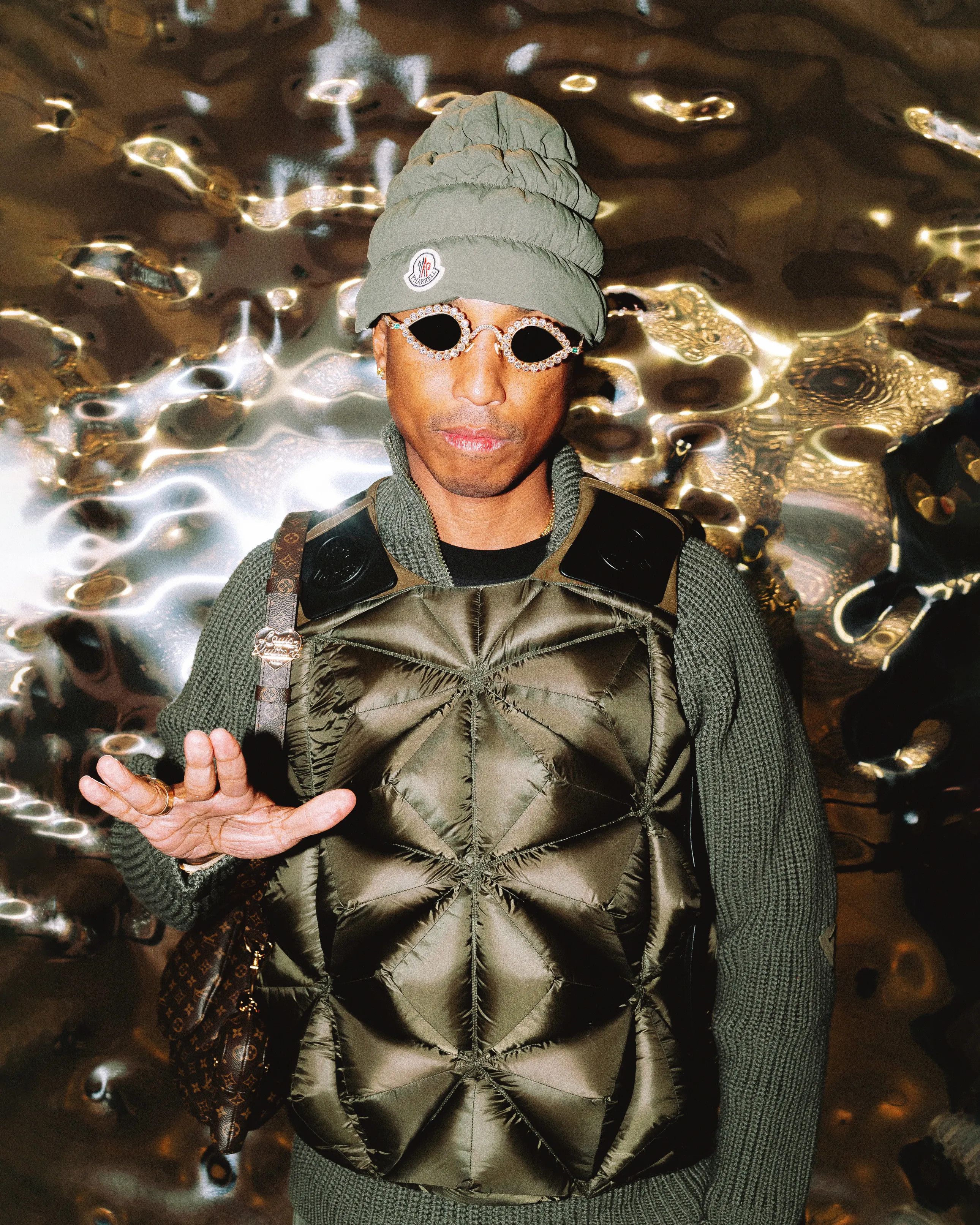 Moncler Genius × Pharrell *NEW* RARE PHARRELL HOLLY QUILTED PUFFER DOWN VEST FW23 Size US M / EU 48-50 / 2 - 3 Thumbnail