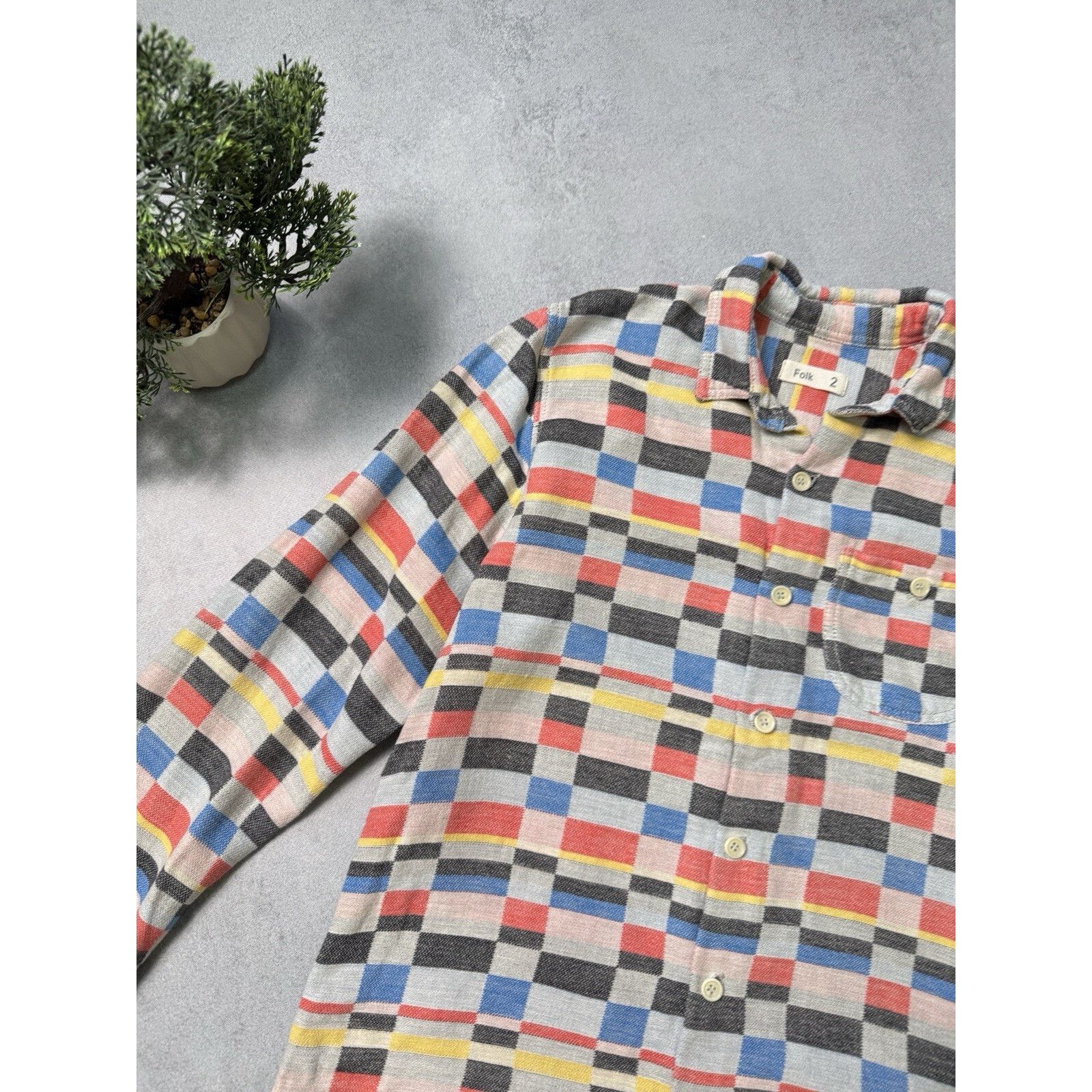 Folk Folk Button Up Long Sleeve Shirt Size 2 S Multicolour Size US S / EU 44-46 / 1 - 2 Thumbnail