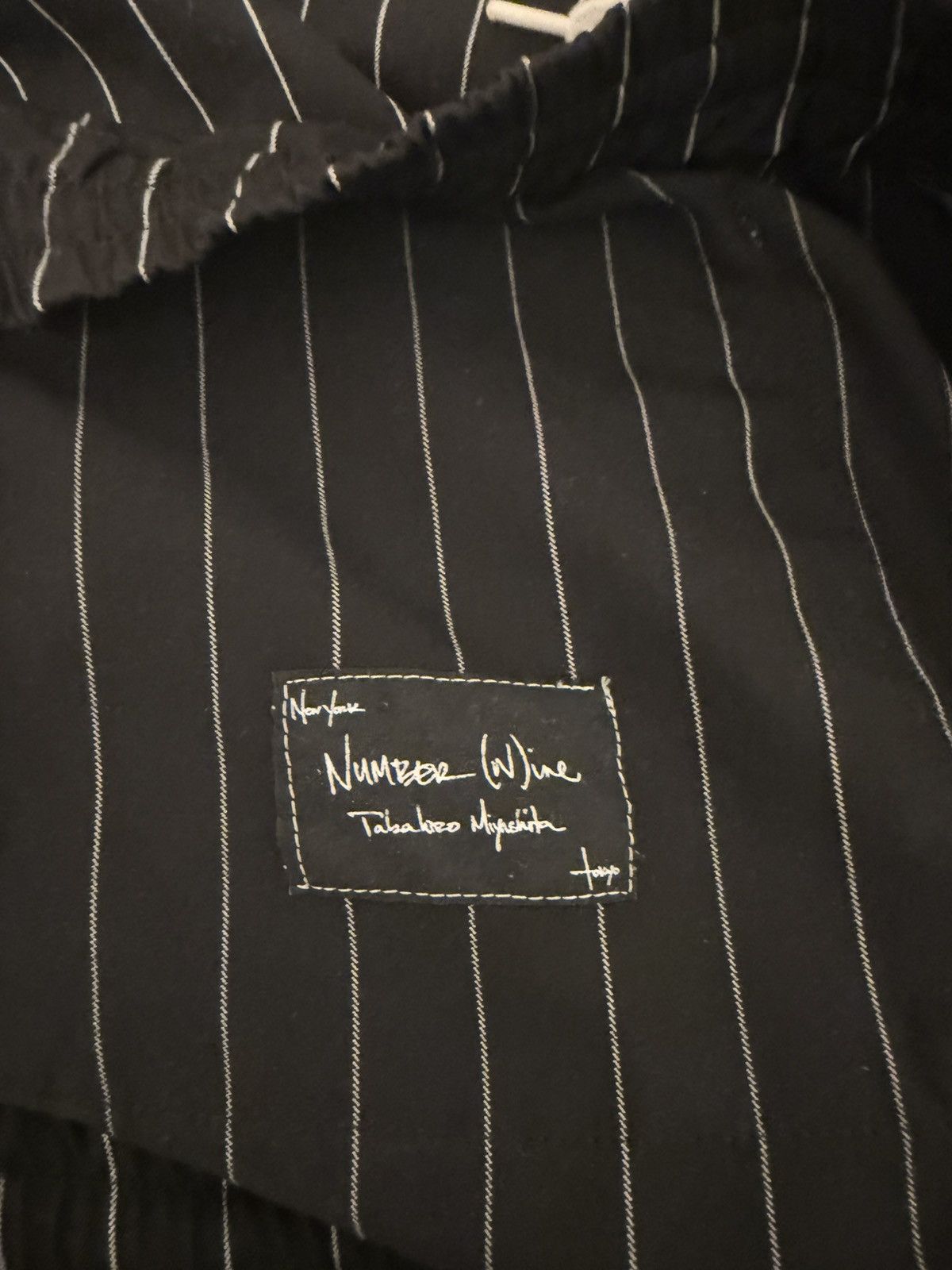 Number (N)ine Number Nine AW05 The High Streets Pinstripe Cargo Pants Size US 32 / EU 48 - 16 Thumbnail