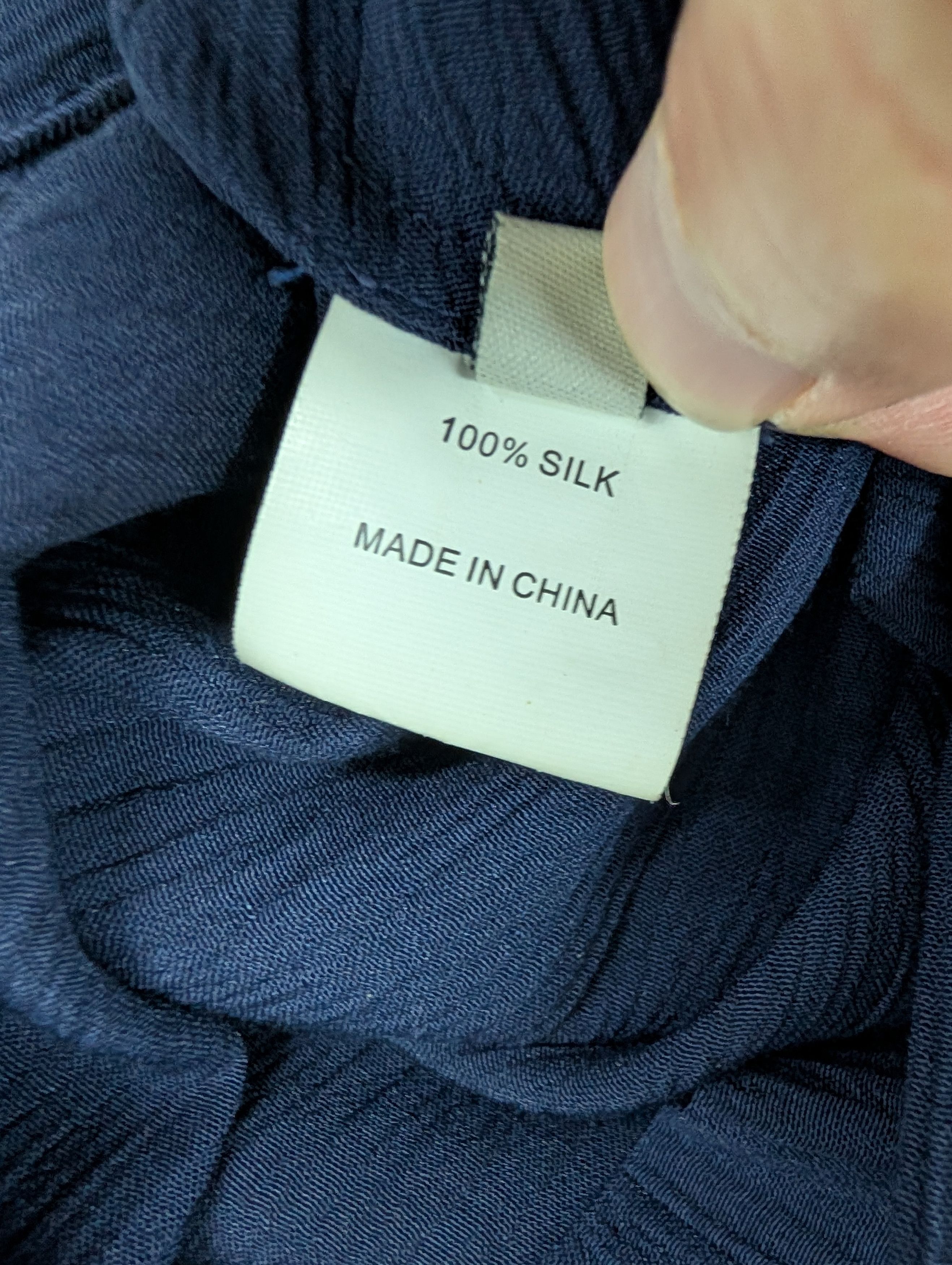 Lanvin Lanvin Blue V-Neck Silk Dress Size S / US 4 / IT 40 - 8 Thumbnail